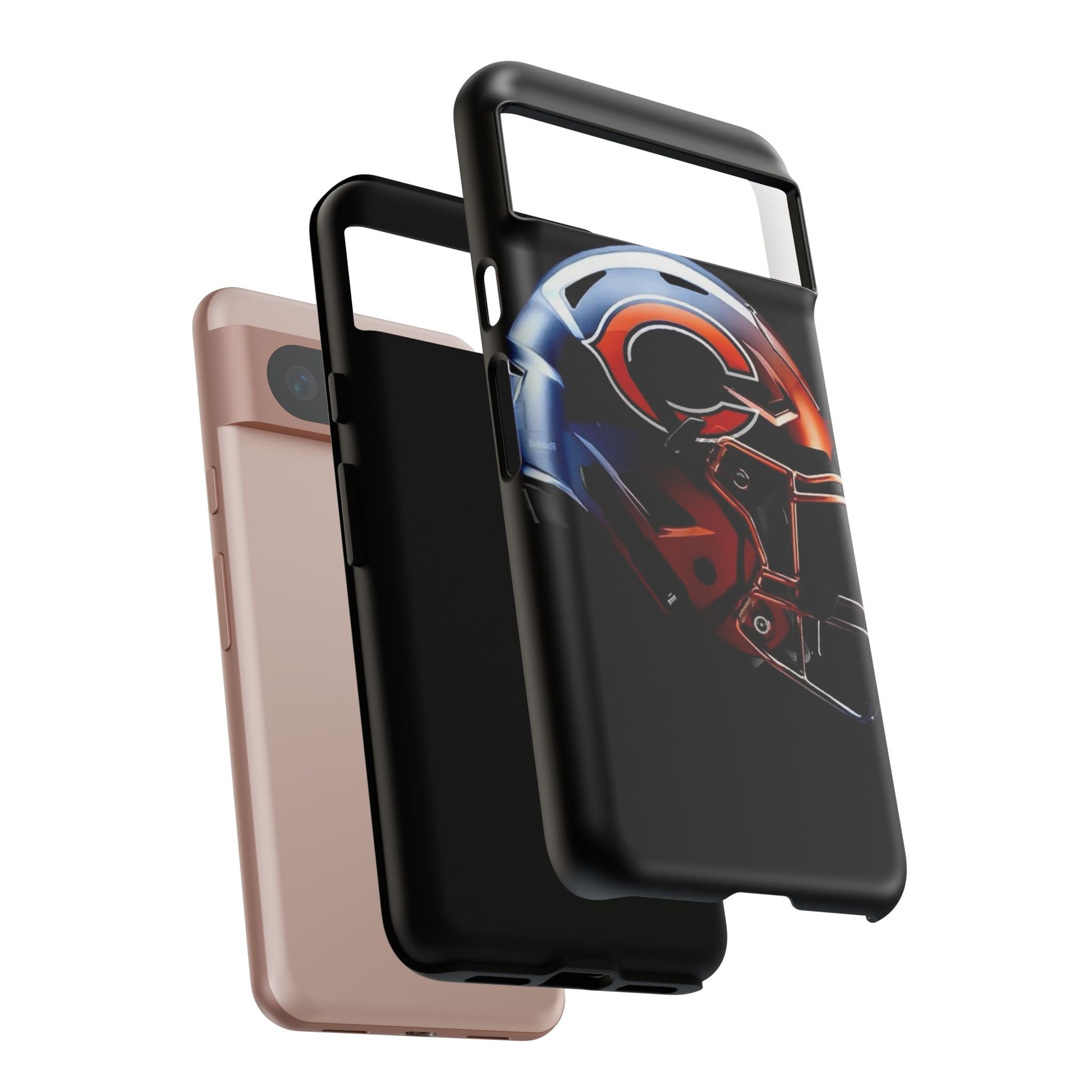 Football Helmet Chicago Bears Phone Case, Tough Cases for iPhones, Samsung, and Pixel