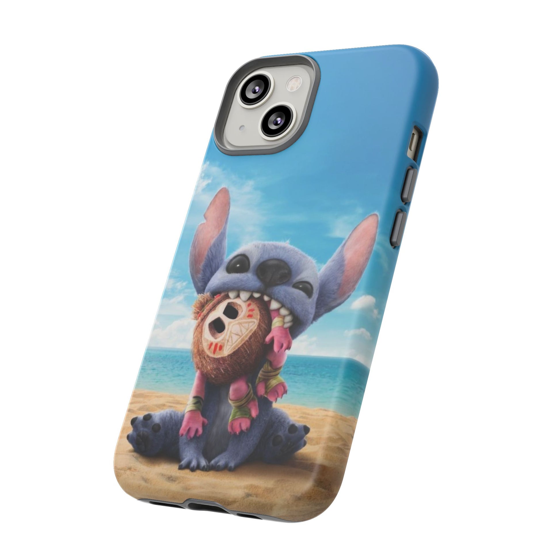 Stitch Beach Sunset Landscape Phone Case for iPhone, Samsung Galaxy, & Pixel Phones