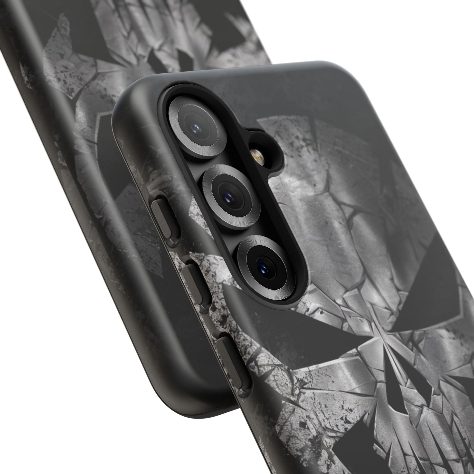 The Punisher Logo Art Tough Cases for iPhones, Samsung, and Pixel