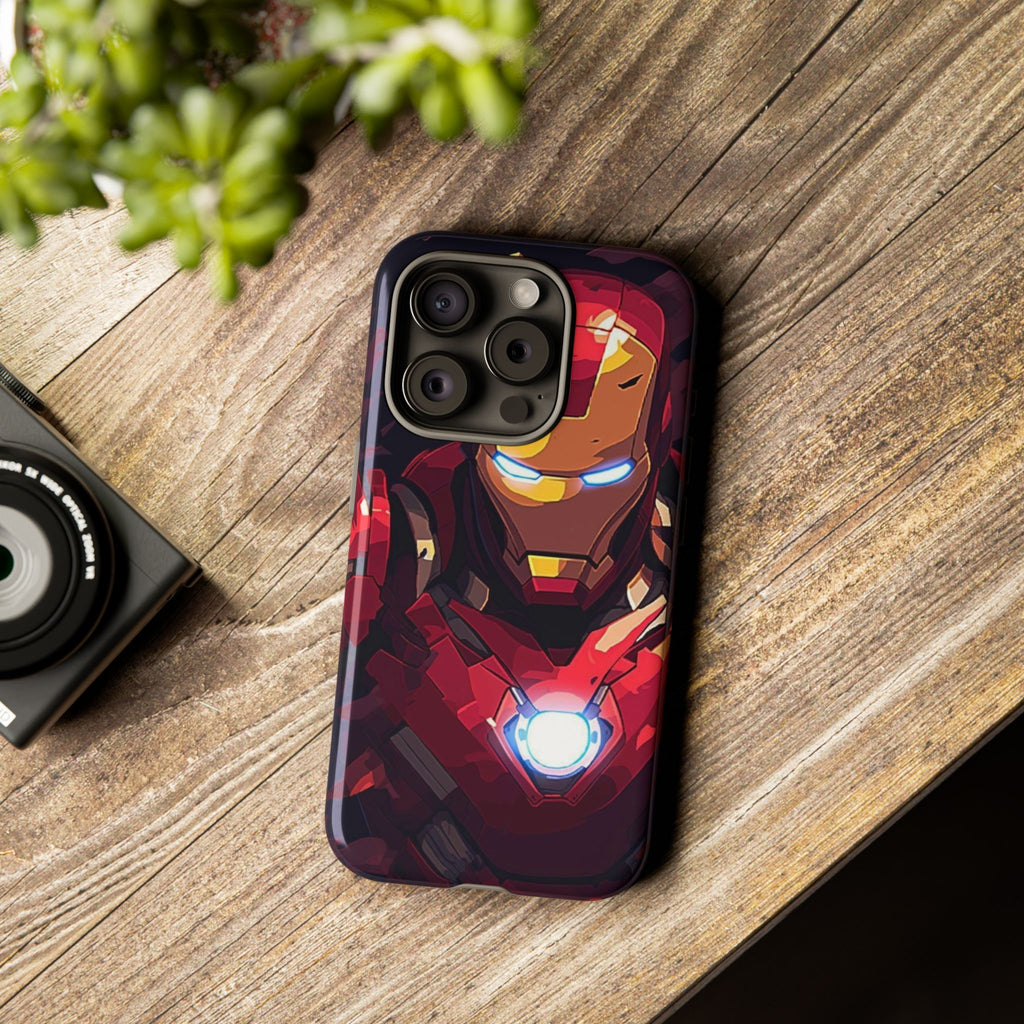 Invincible Iron Man Tough Cases for iPhones, Samsung, and Pixel