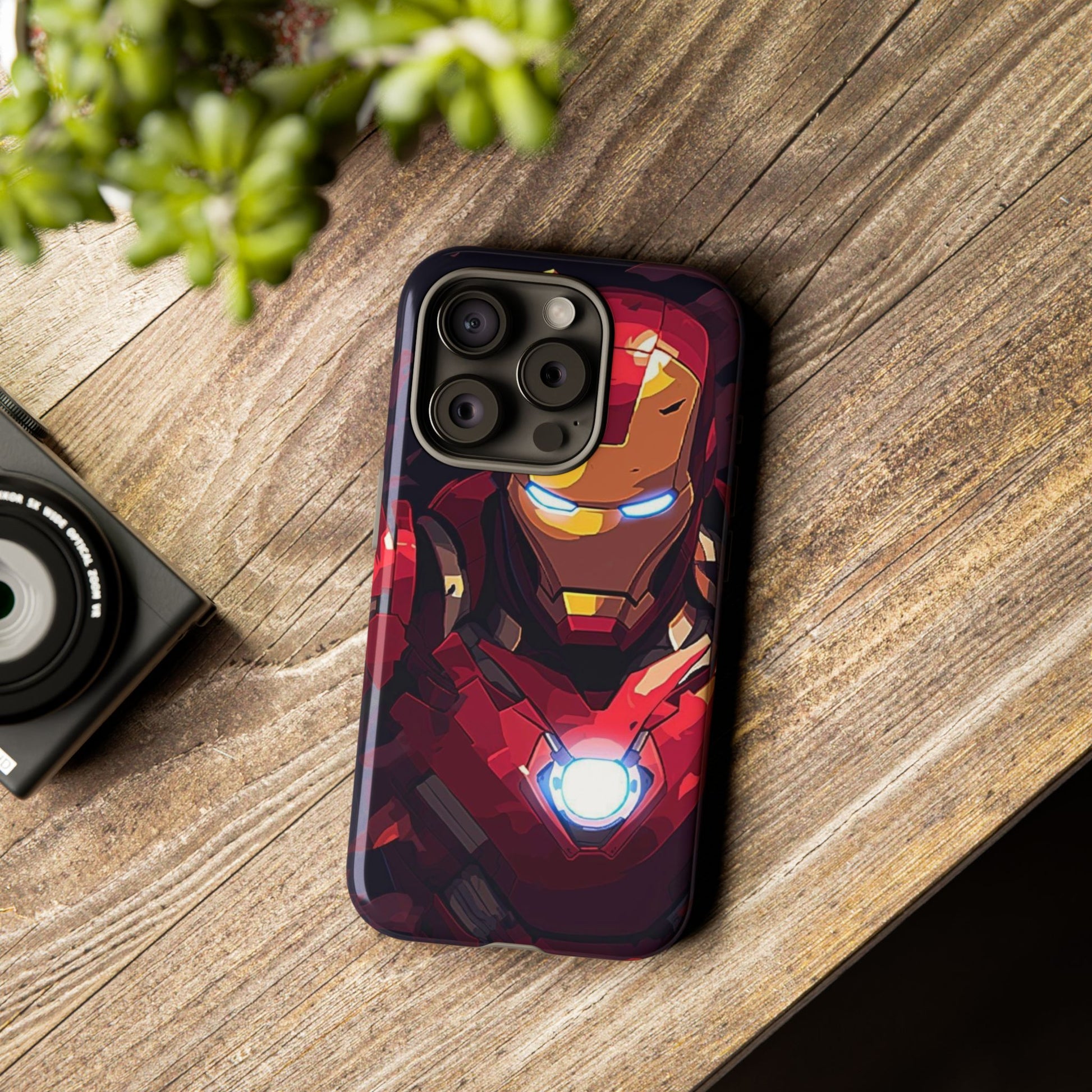 Invincible Iron Man Tough Cases for iPhones, Samsung, and Pixel