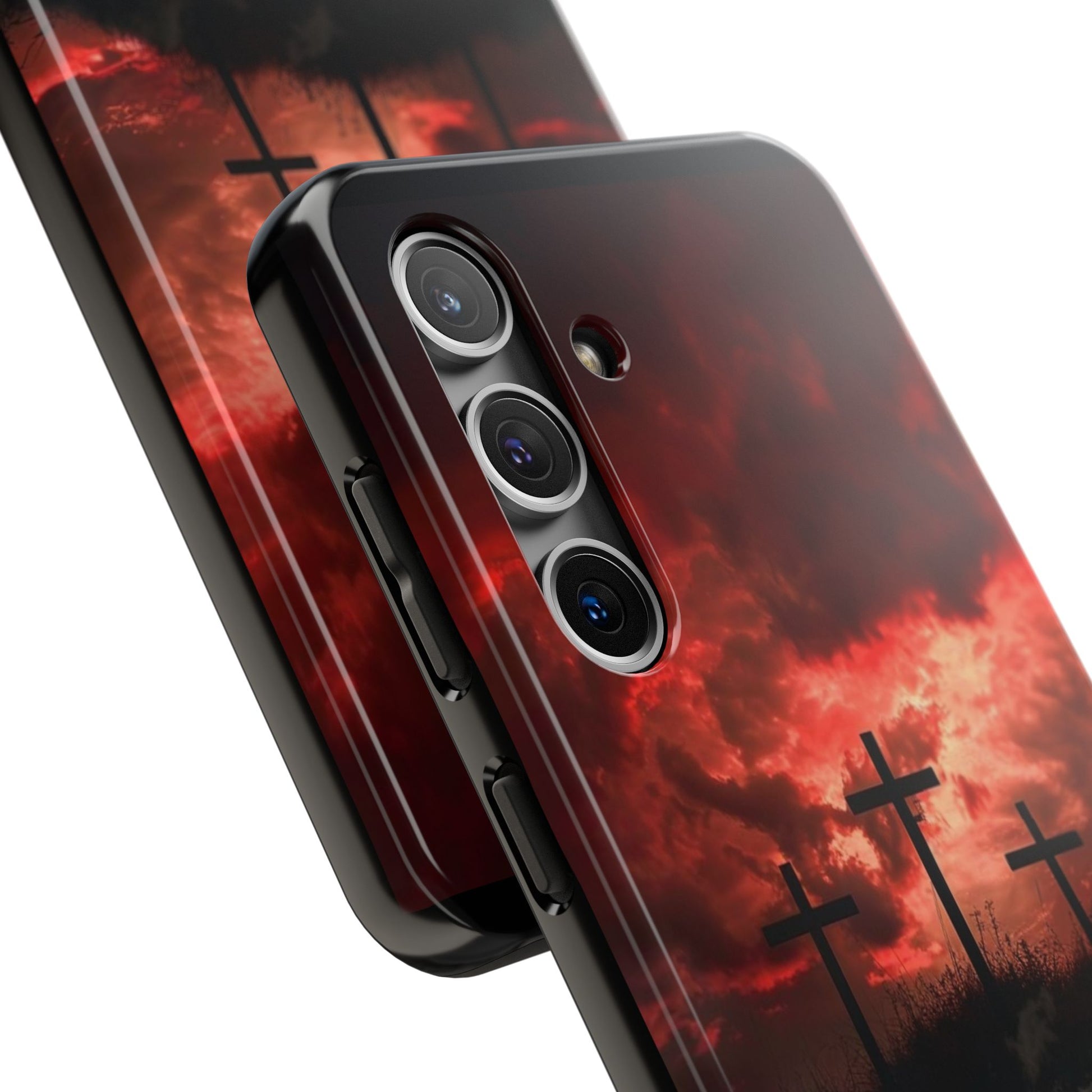 Crosses at Golgotha Christian Cases for iPhones & Samsung Phones