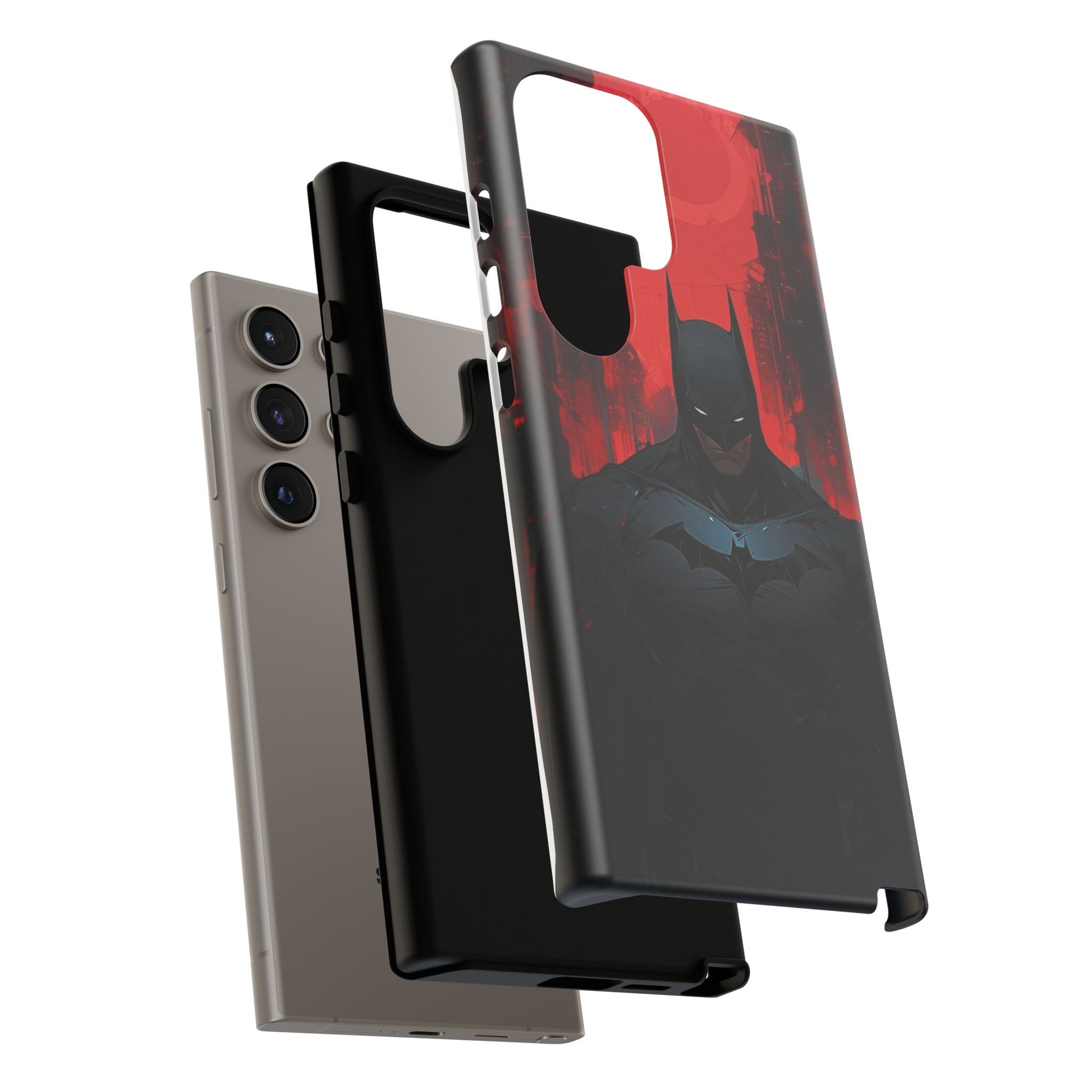 The Dark Knight Batman Tough Cases for iPhones, Samsung, and Pixel