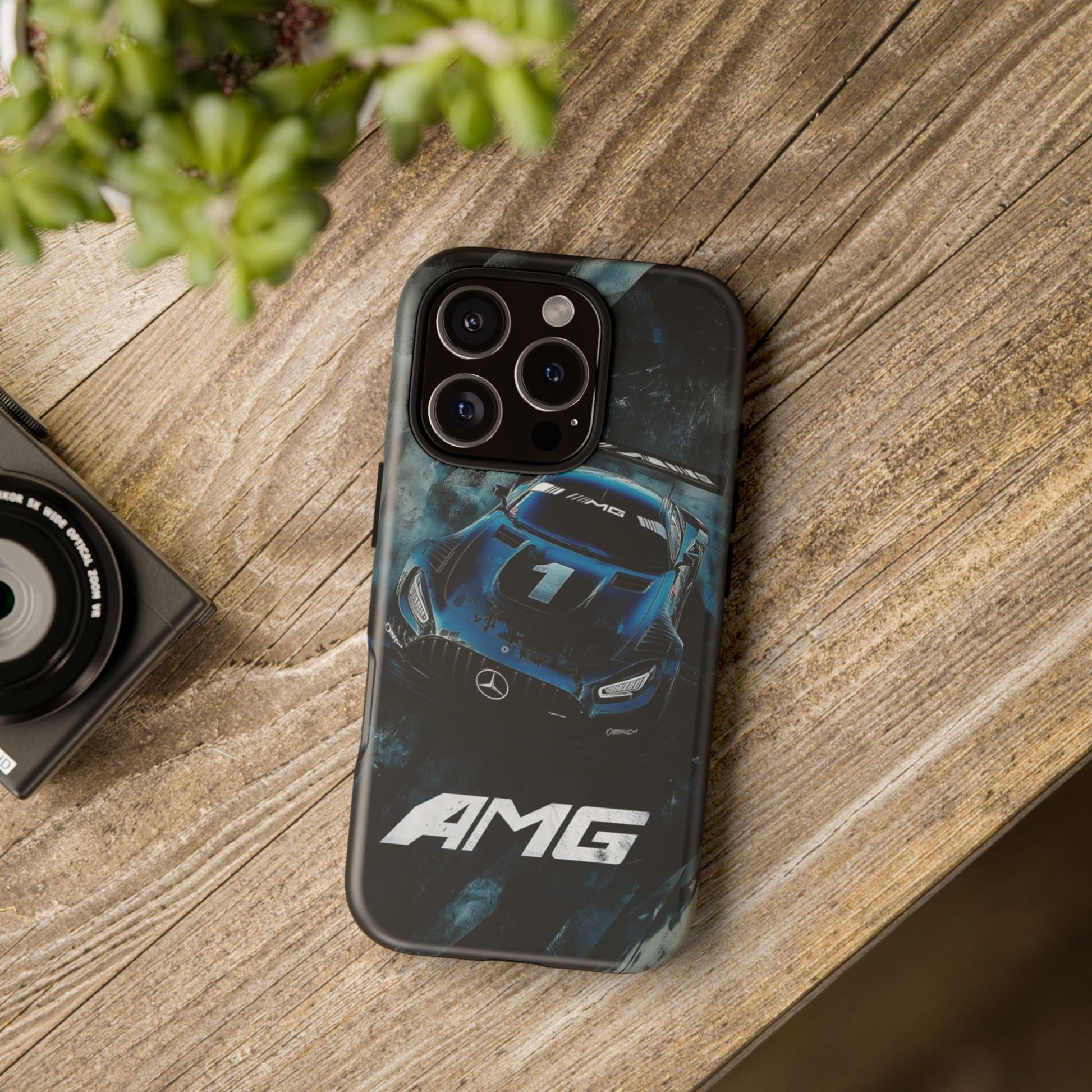 Mercedes AMG Racing Car Tough Cases for iPhones, Samsung, and Pixel