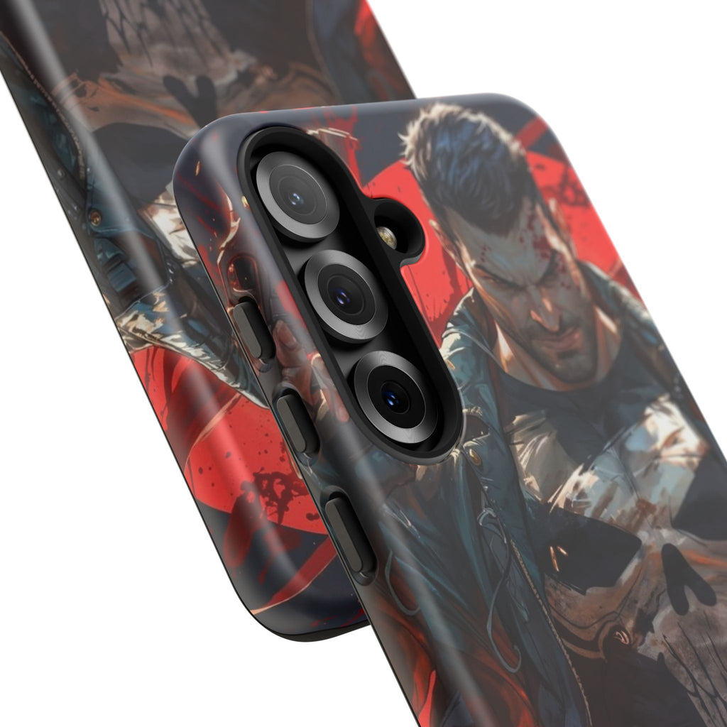 Punisher Tough Cases for iPhones, Samsung, and Pixel