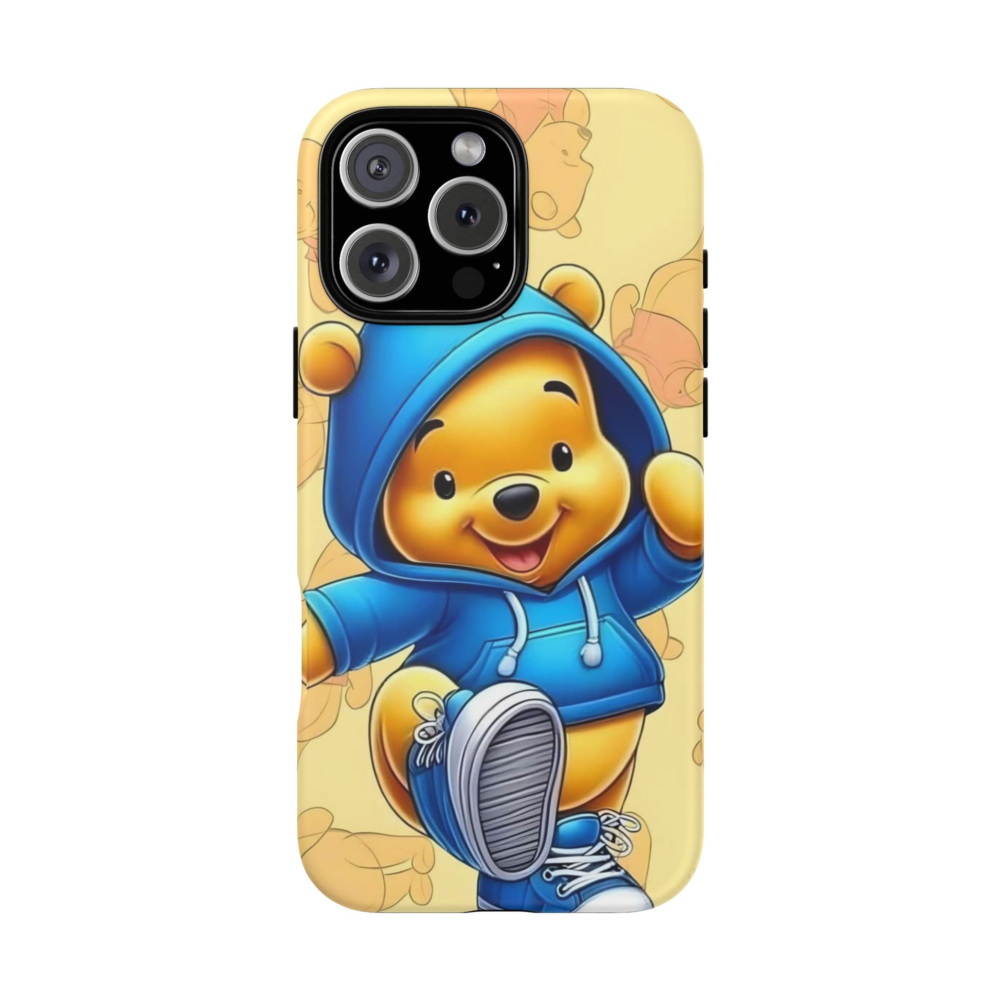 Cute Pooh Bear Phone Case, Tough Case