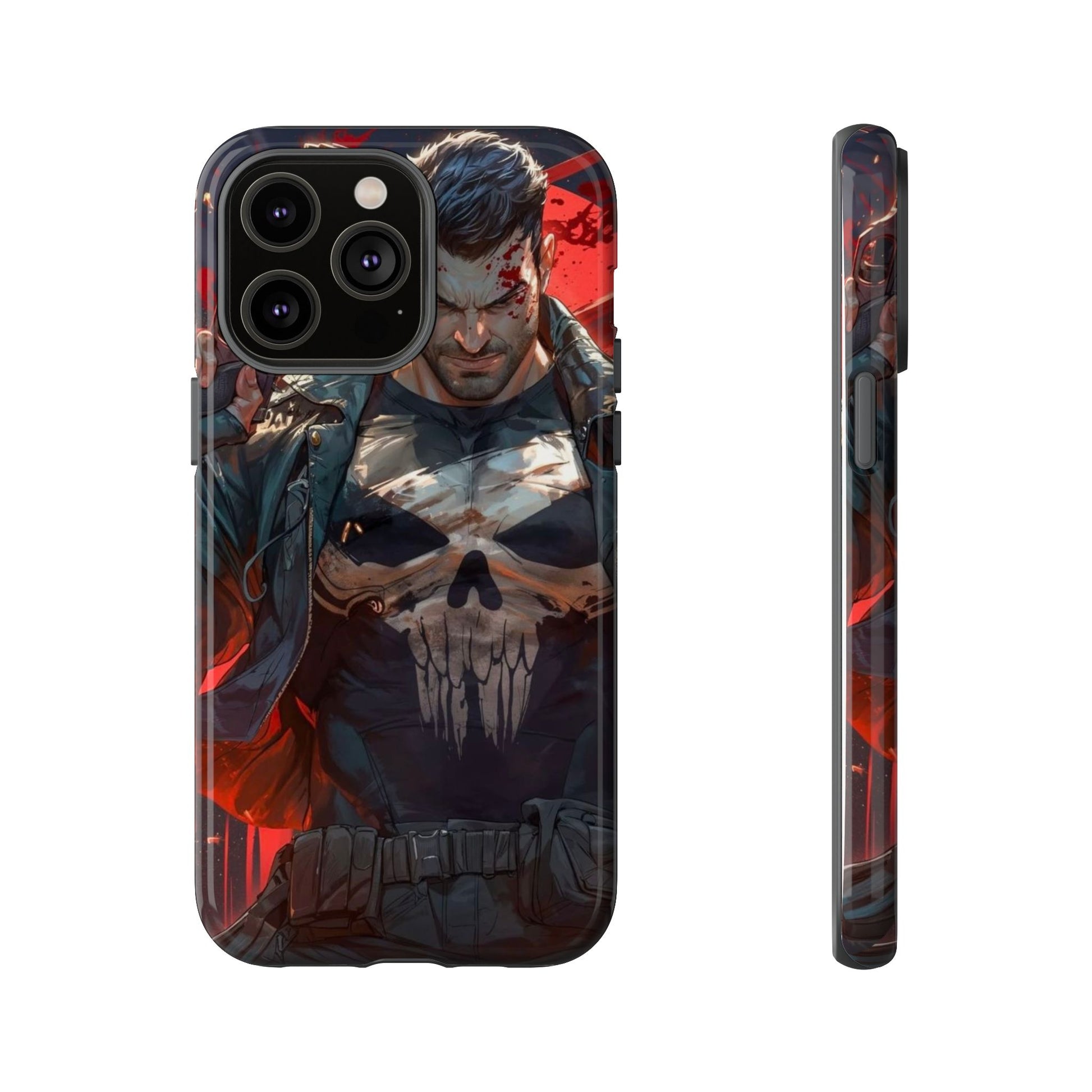 Punisher Tough Cases for iPhones, Samsung, and Pixel
