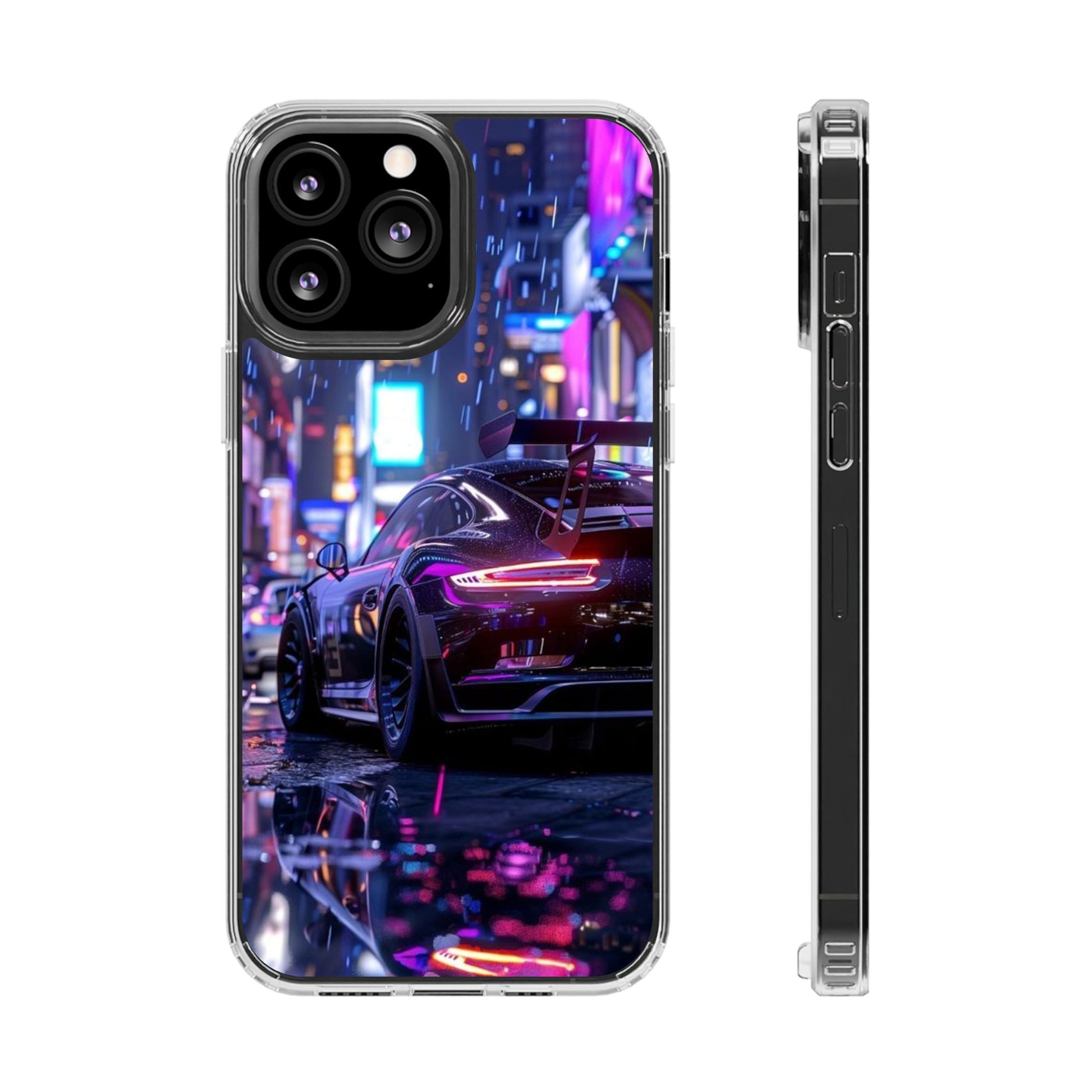 Beautiful Porsche in City Art Iphone, Samsung case