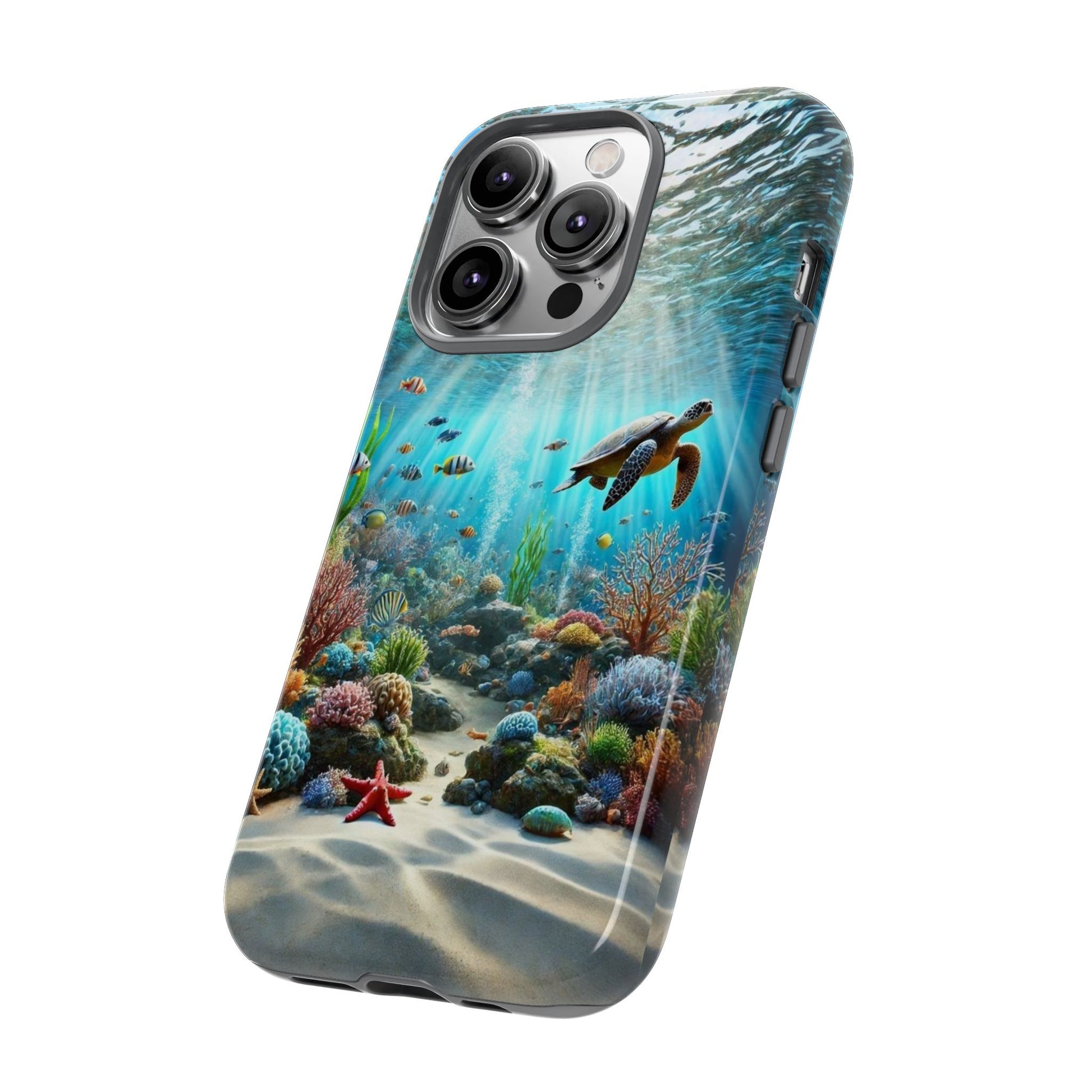 Under Sea Landscape Tough Cases for iPhones, Samsung, and Pixel
