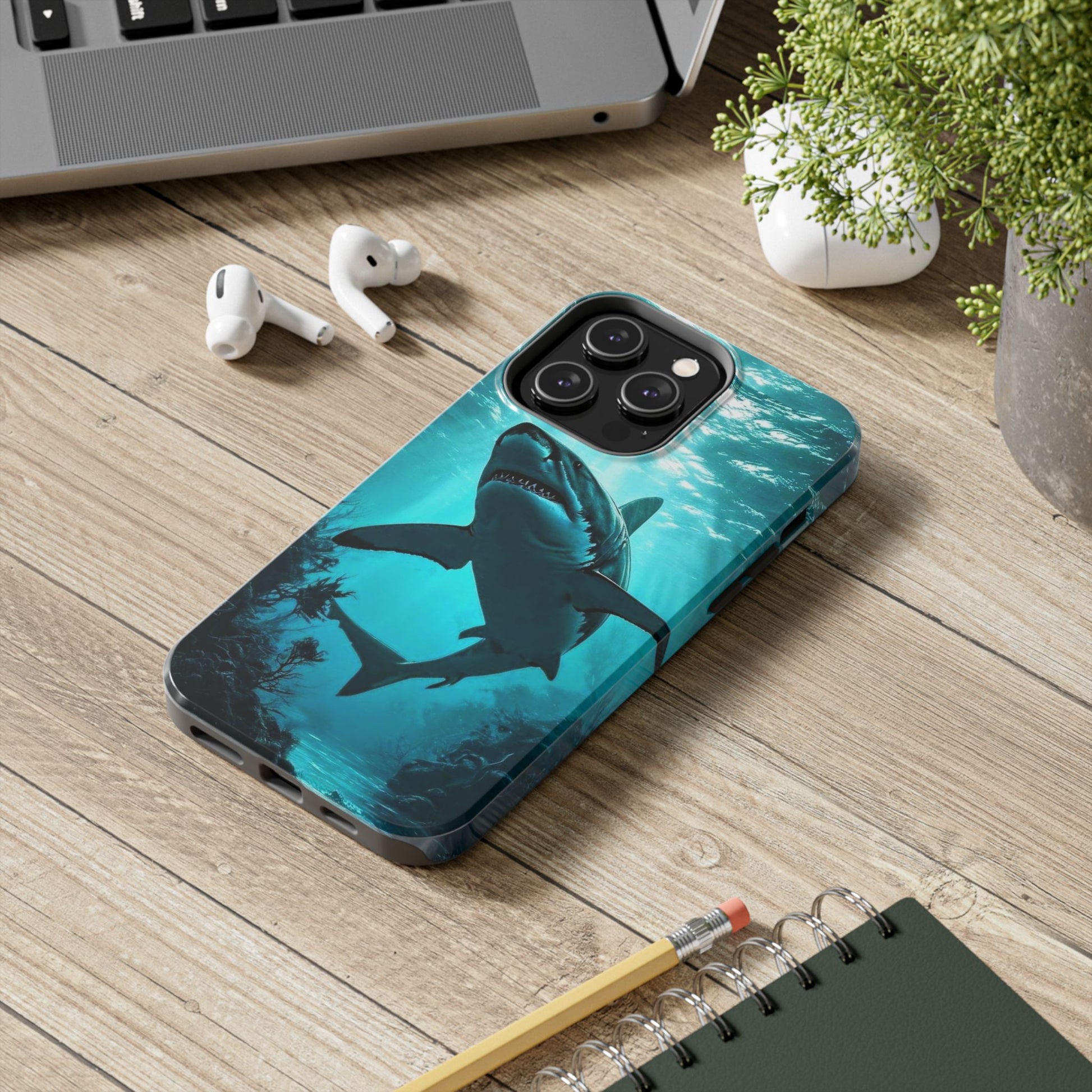 Killer Shark Theme Phone Cases for iPhones & Samsung Phones