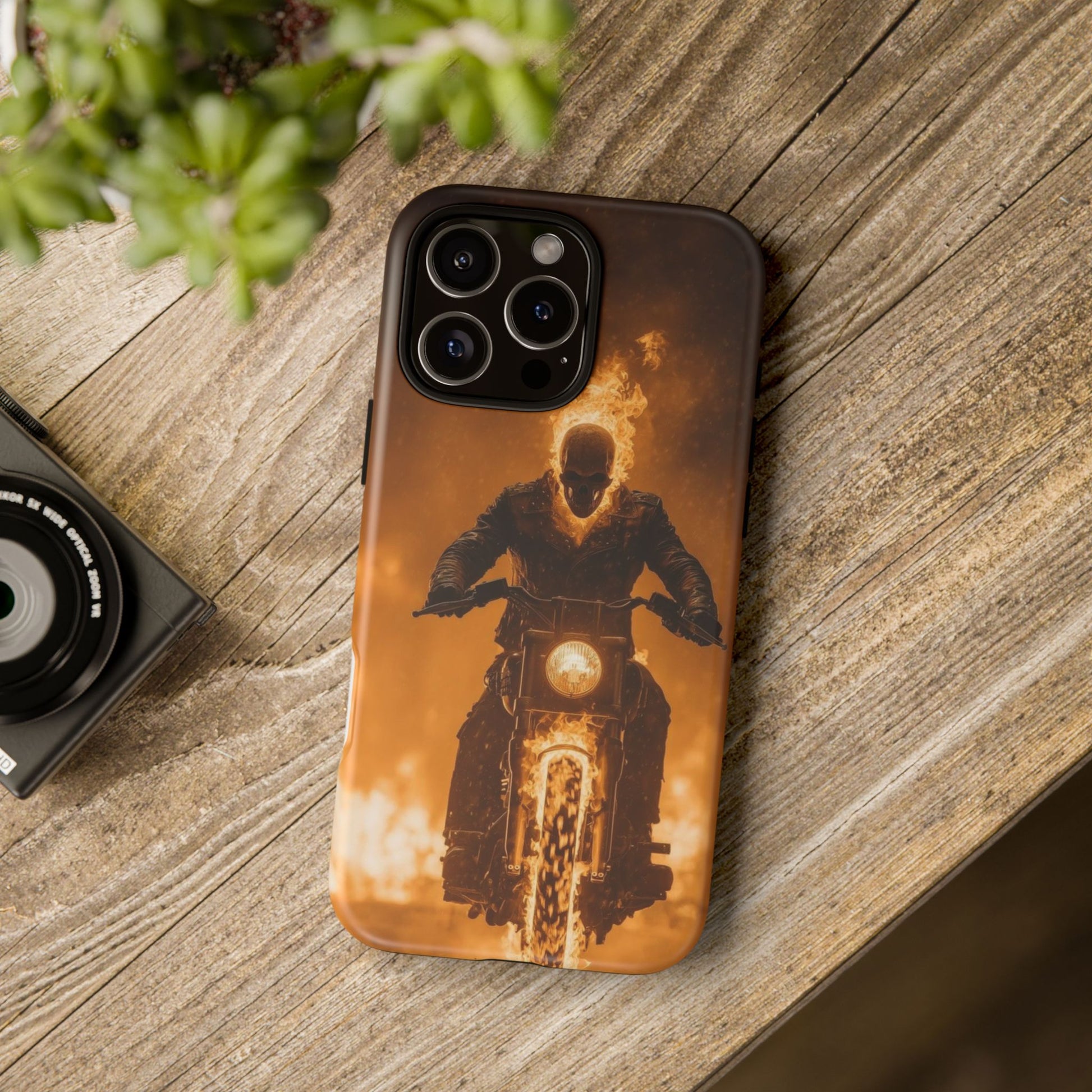 Marvel's Ghostrider Tough Cases for iPhones, Samsung, and Pixel