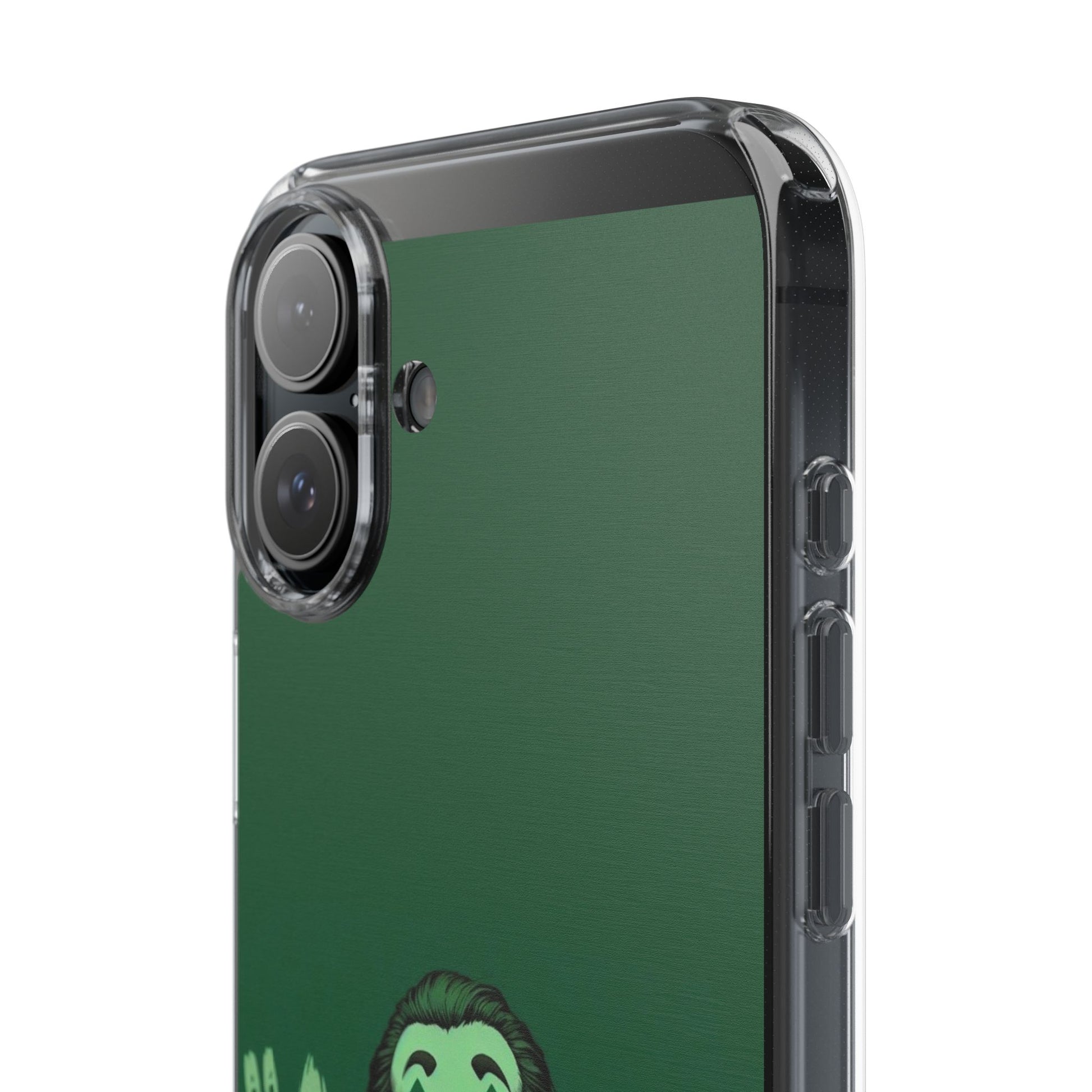 Phone Case, Comic book Inspired Design Joker Hahaha, Clear Phone Cover, Funny
