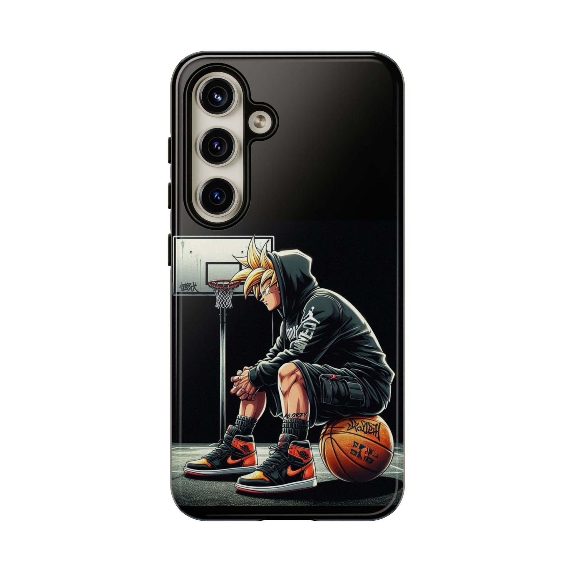 Son Goku Basketball Tough Cases for iPhones, Samsung, and Pixel