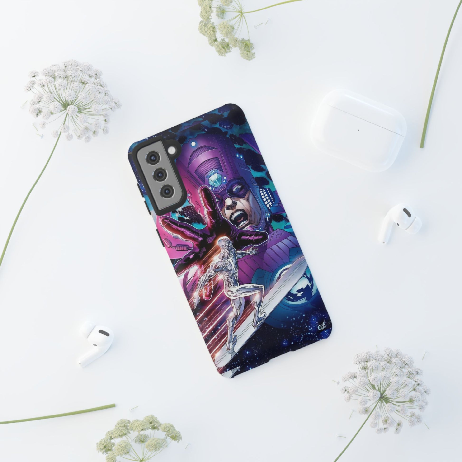 Galactus x Silver Surfer Marvel Phone Case, Tough Cases for iPhones, Samsung, and Pixel