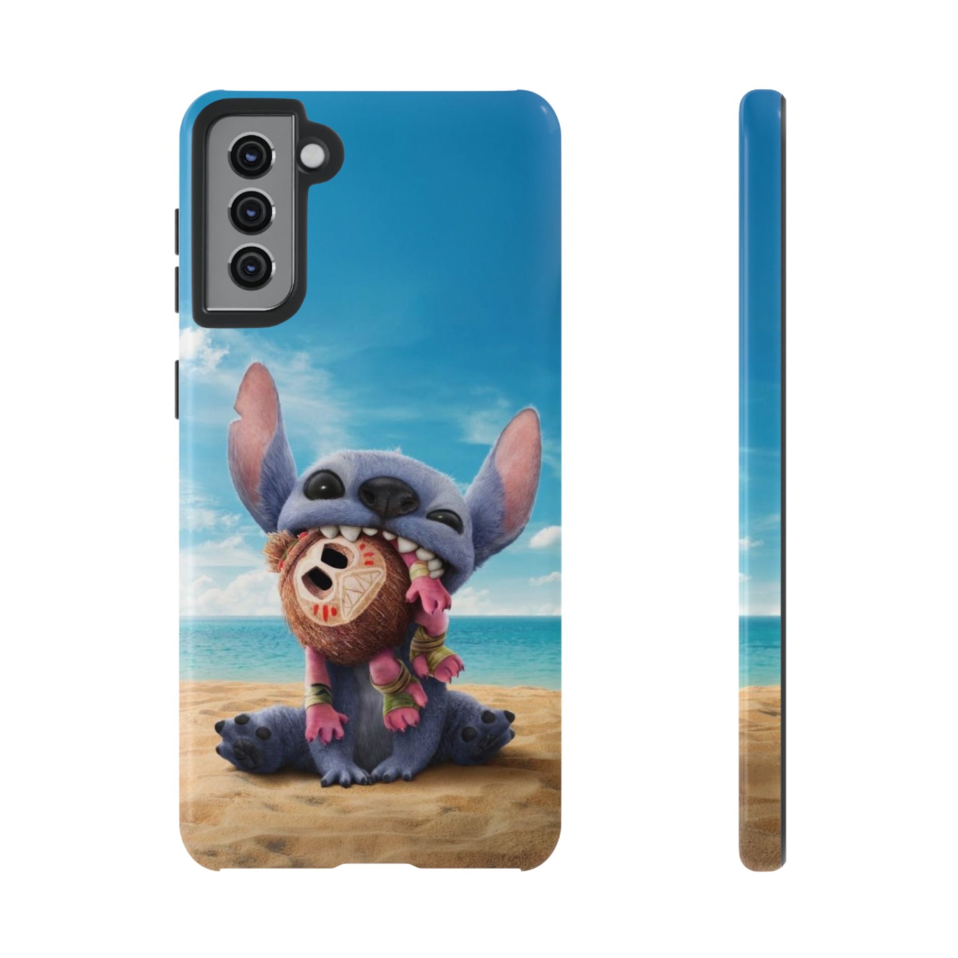 Stitch Beach Sunset Landscape Phone Case for iPhone, Samsung Galaxy, & Pixel Phones