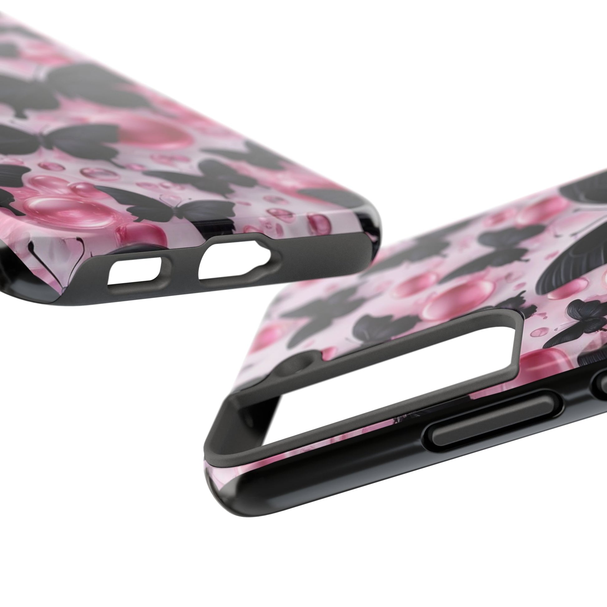 Pearls and Butterflies Theme Phone Cases for iPhones & Samsung Phones