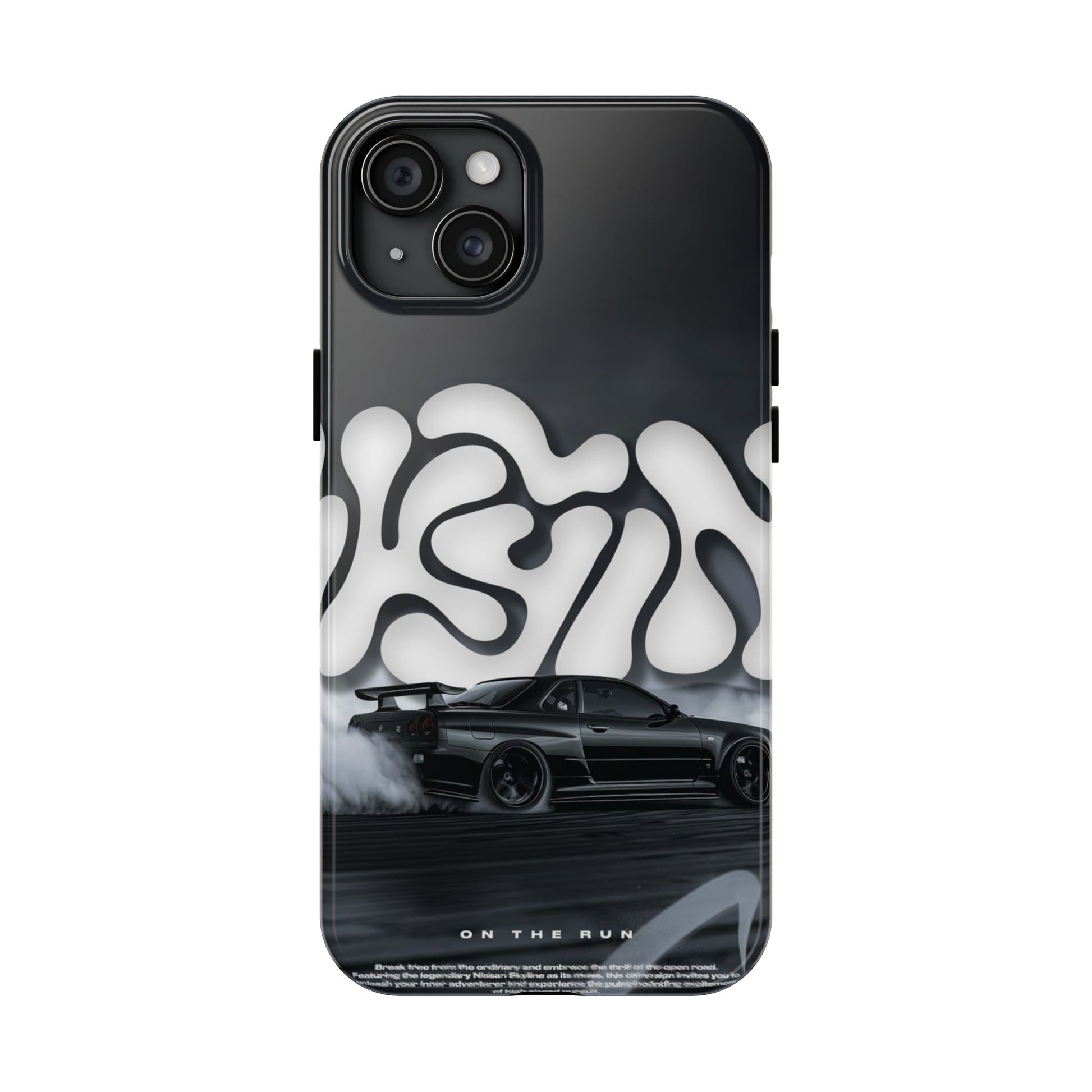 Drifting Skyline Racing Car Theme Phone Case for iPhone & Samsung Galaxy Phones