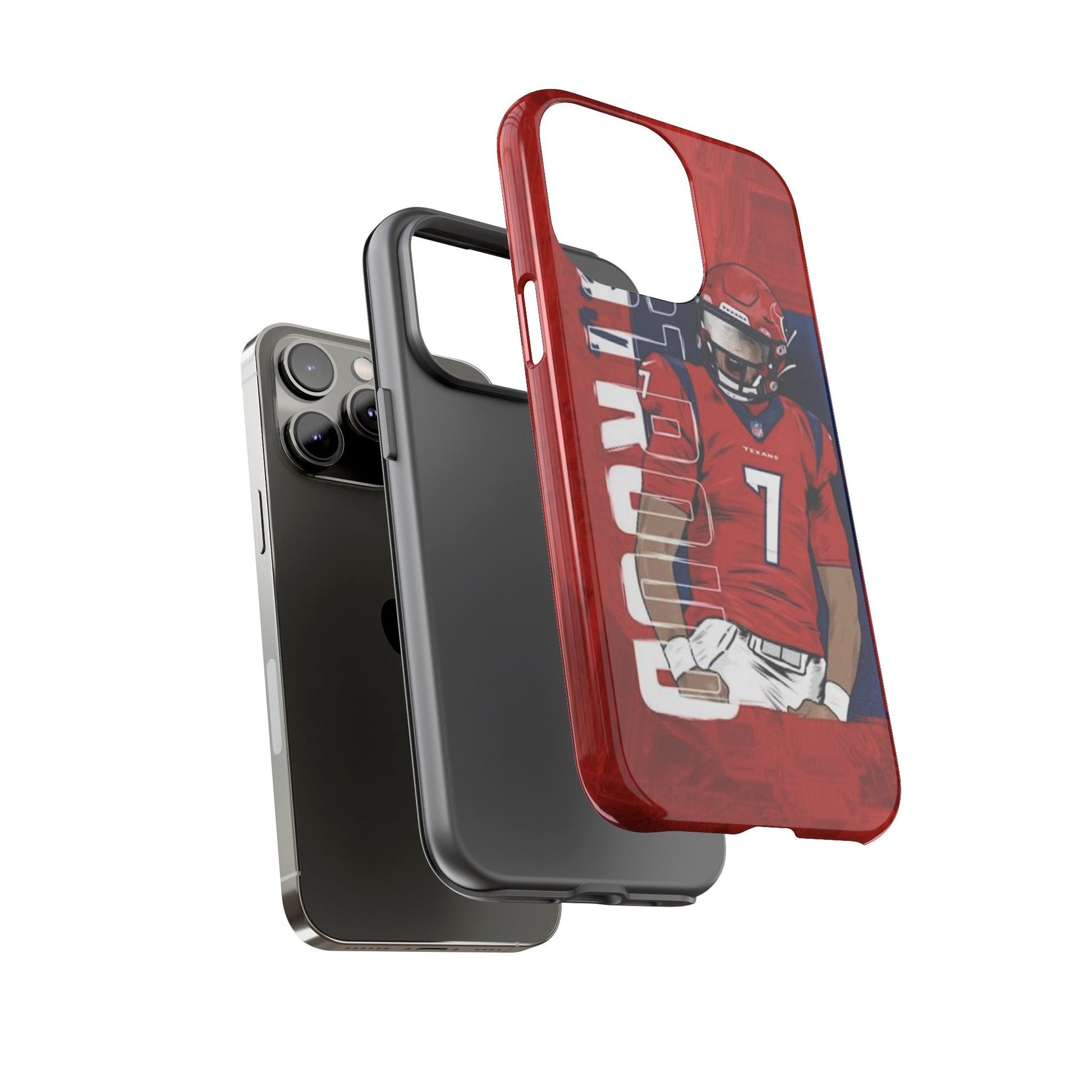 Houston Texans Football CJ Stroud Tough Cases for iPhones, Samsung, and Pixel