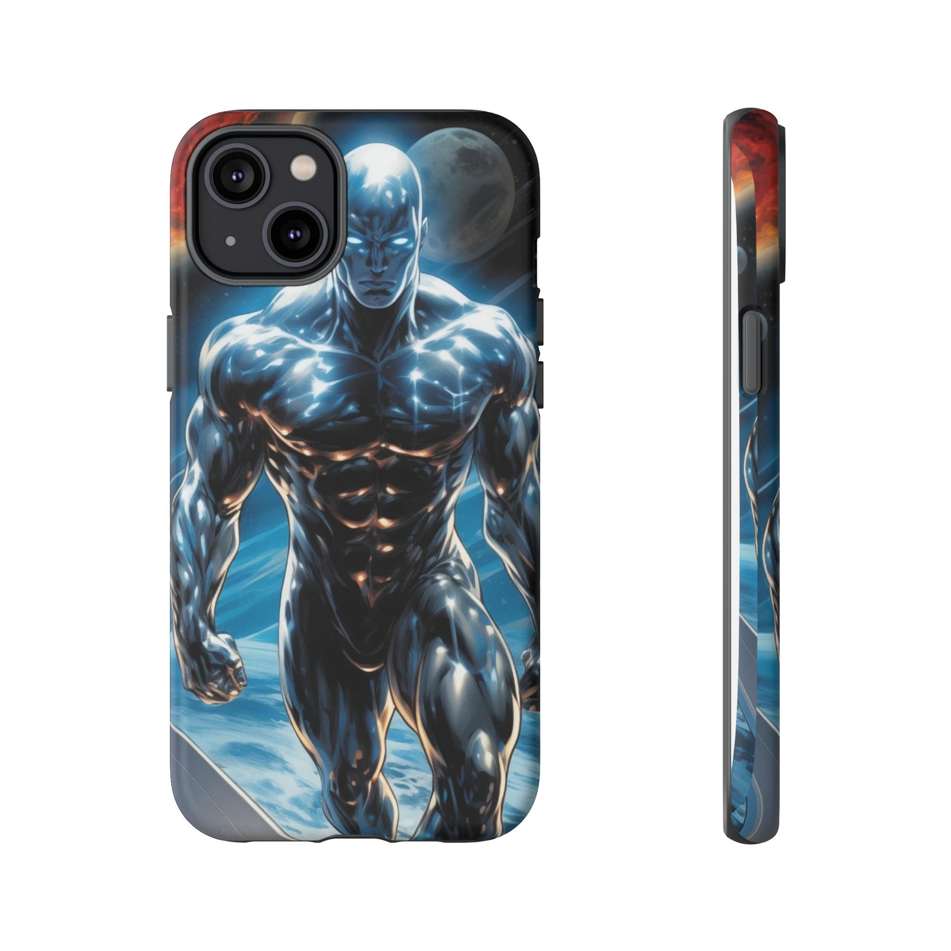 The Silver Surfer Comic Art Phone Case, Tough Cases for iPhones, Samsung, and Pixel