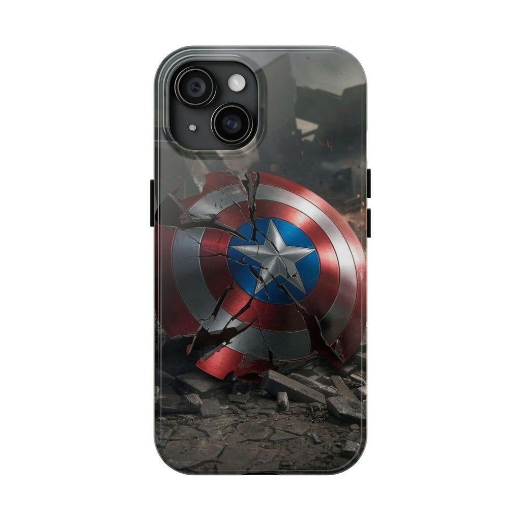 Capt. America Shield Tough Phone Cases for Iphones & Samsung Phones Durable