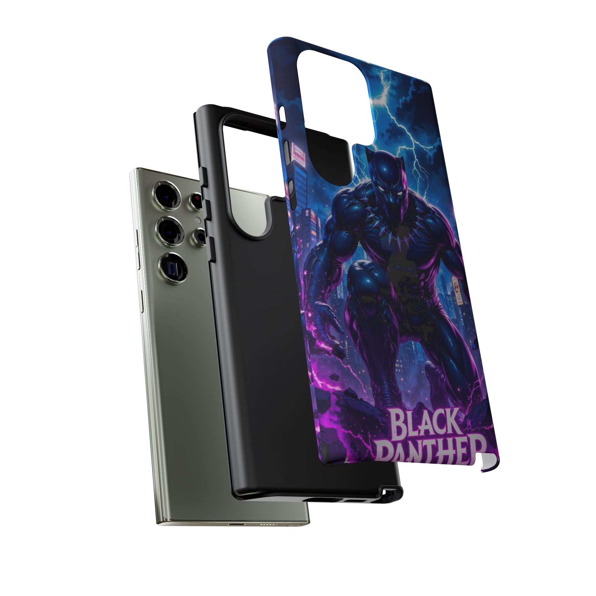 Black Panther Phone Case, Tough Cases for iPhones, Samsung, and Pixel