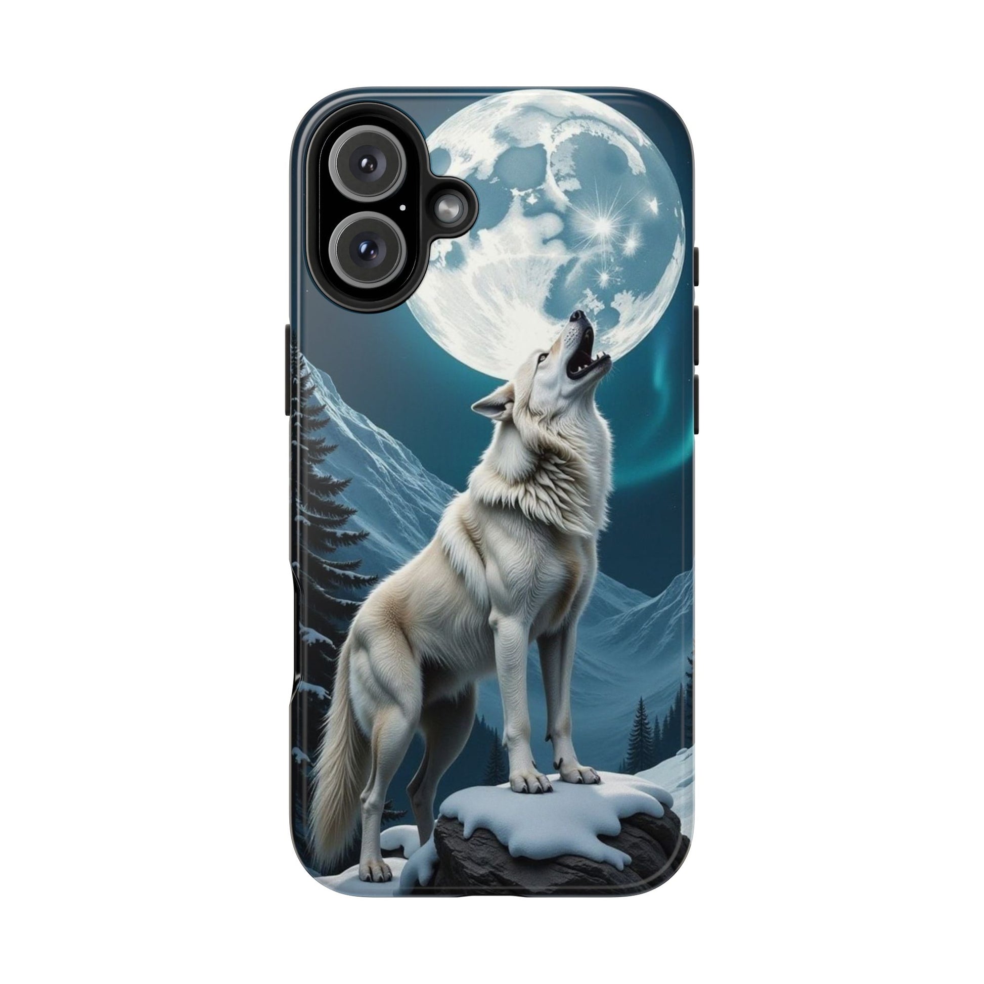 Howling Wolf Theme Phone Cases for iPhones & Samsung Phones