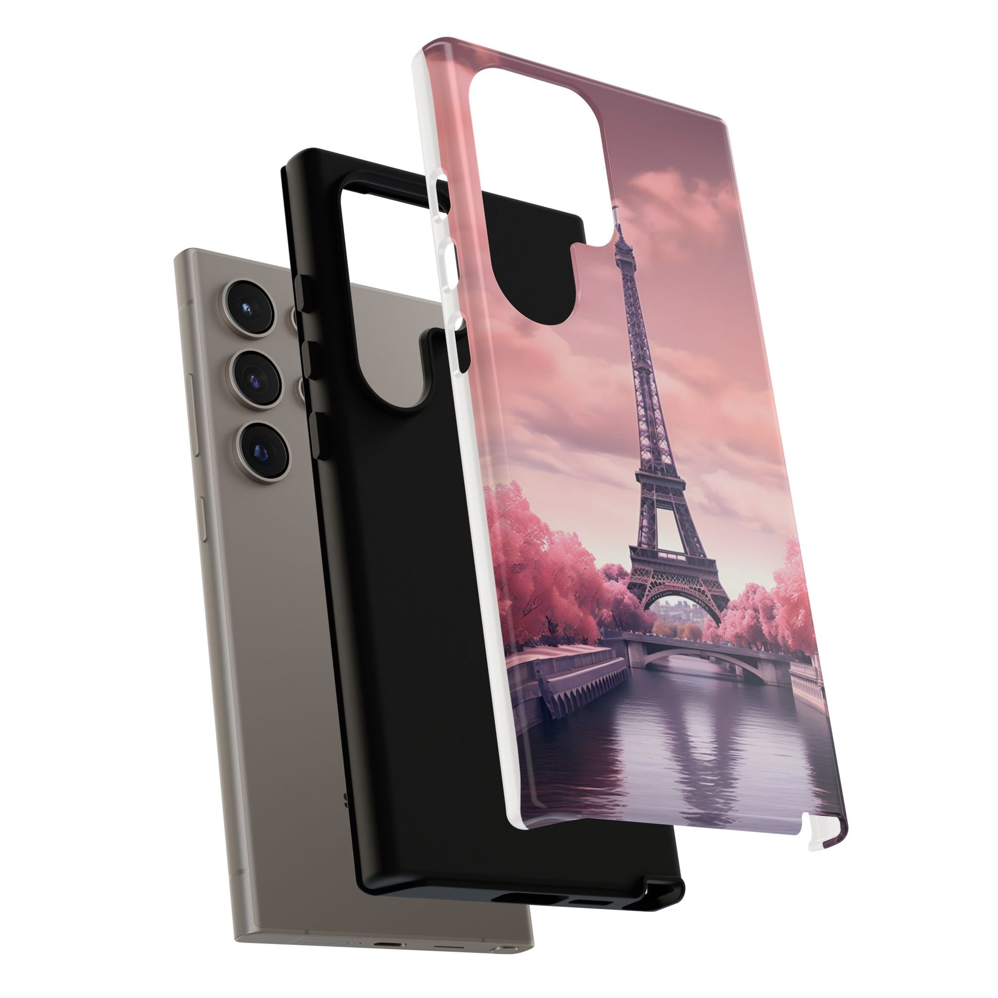 Eiffel Tower Paris Tough Cases for iPhones, Samsung, and Pixel