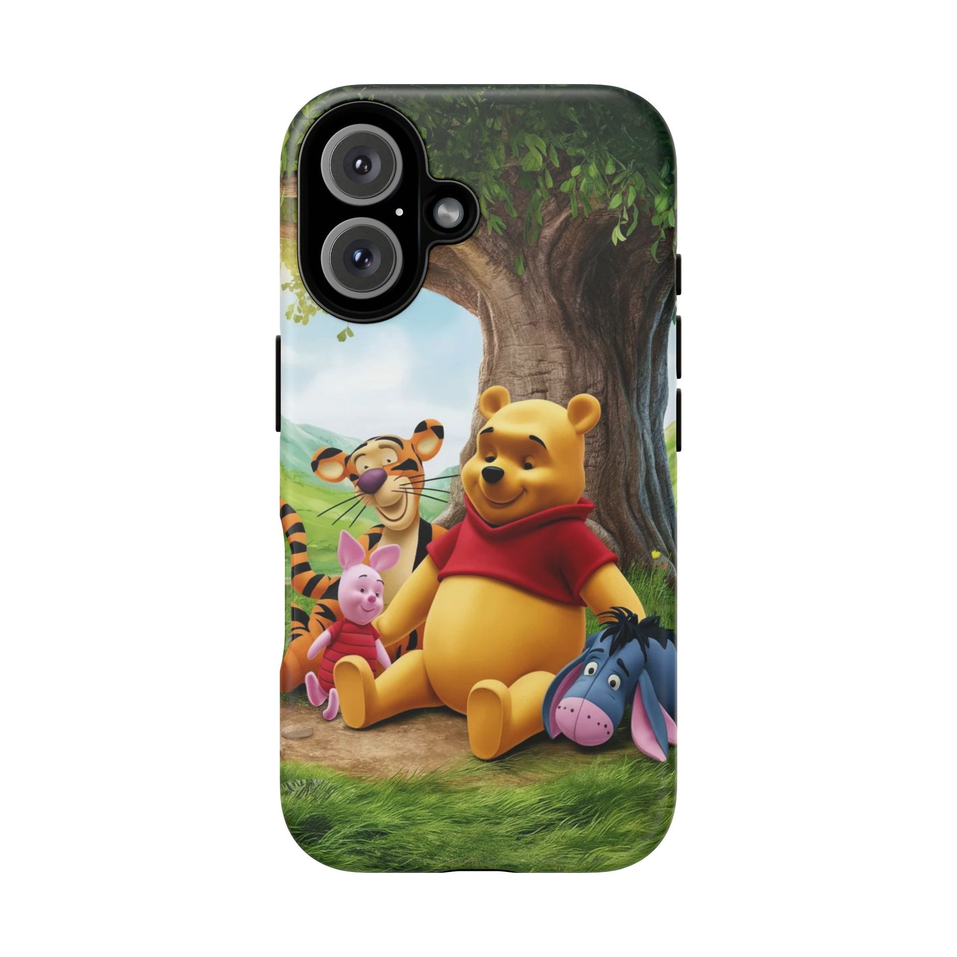 Cute Pooh Bear Phone Case, Tough Cases, Disney Phone for iPhones, Samsung, and Pixel