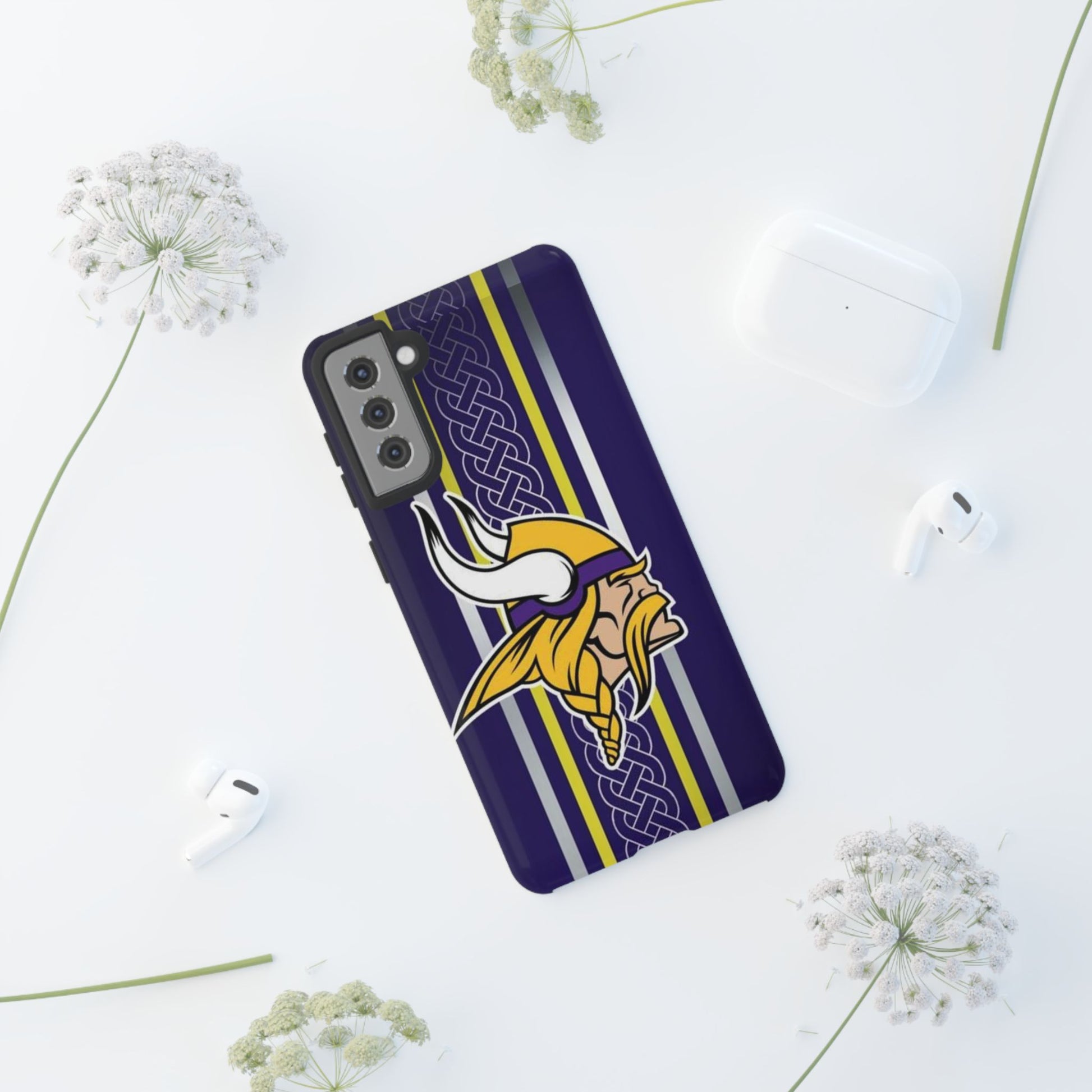 Minnesota Vikings logo Phone Case, Tough Cases for iPhones, Samsung, and Pixel