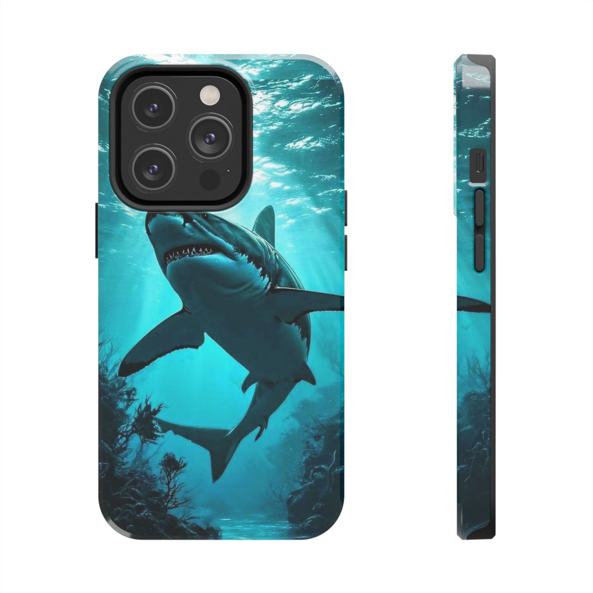 Killer Shark Theme Phone Cases for iPhones & Samsung Phones