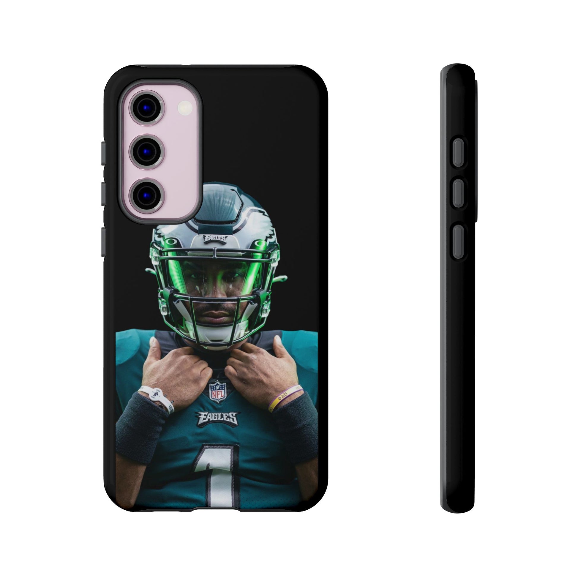 Eagles Football Jalen Hurts Tough Cases for iPhones, Samsung, and Pixel