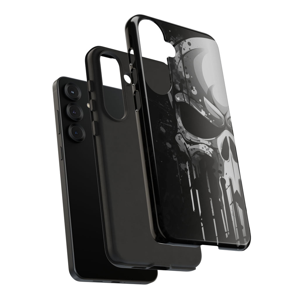 Punisher Skull Tough Cases for iPhones, Samsung, and Pixel