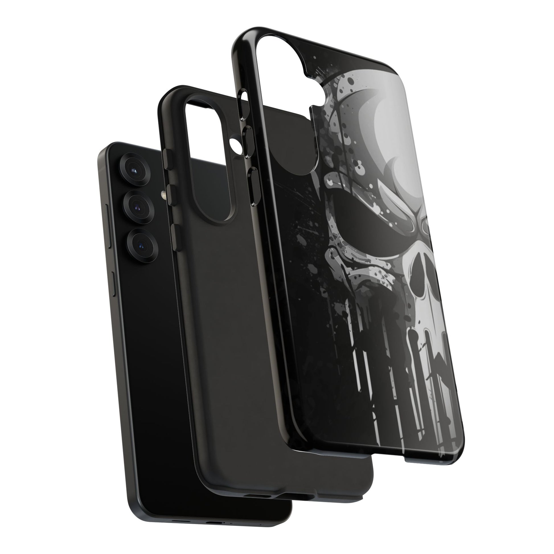 Punisher Skull Tough Cases for iPhones, Samsung, and Pixel