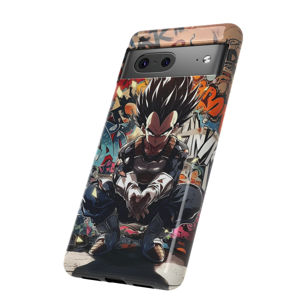Anime Vegeta Dragon ball Z Tough Cases for iPhones, Samsung, and Pixel