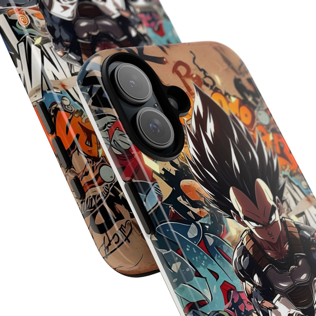 Anime Vegeta Dragon ball Z Tough Cases for iPhones, Samsung, and Pixel