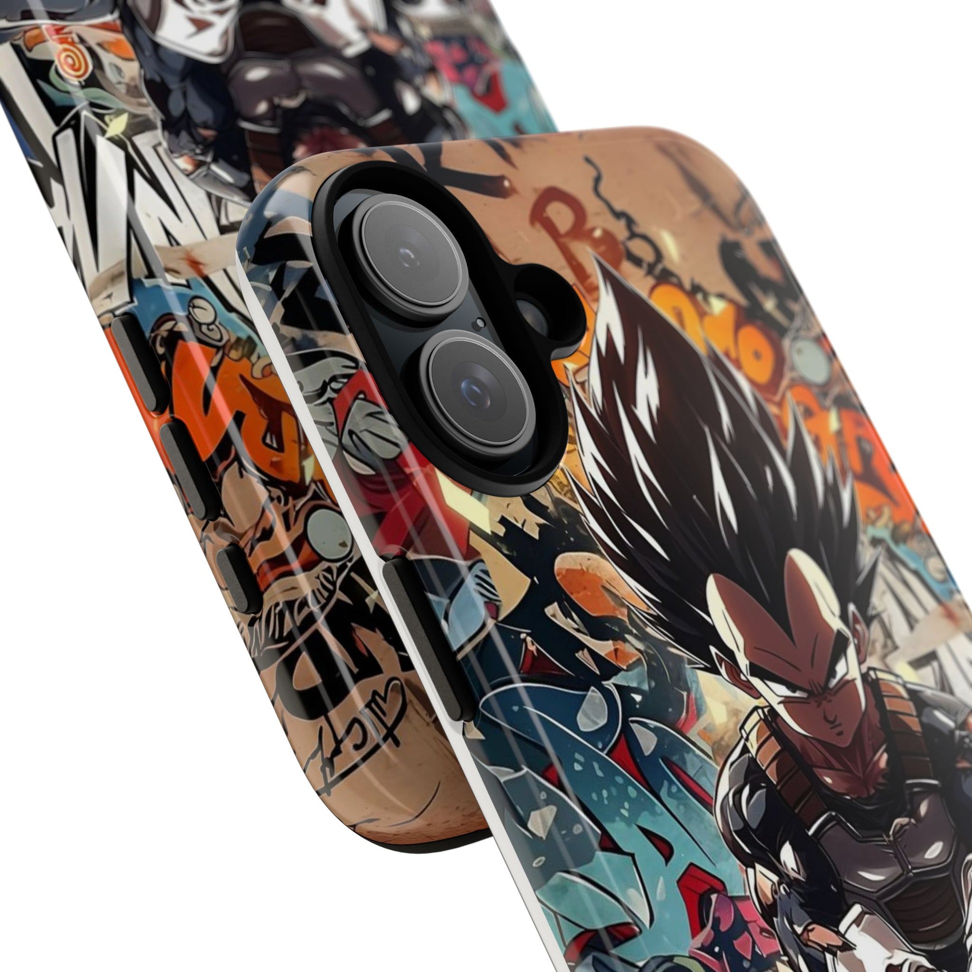 Anime Vegeta Dragon ball Z Tough Cases for iPhones, Samsung, and Pixel