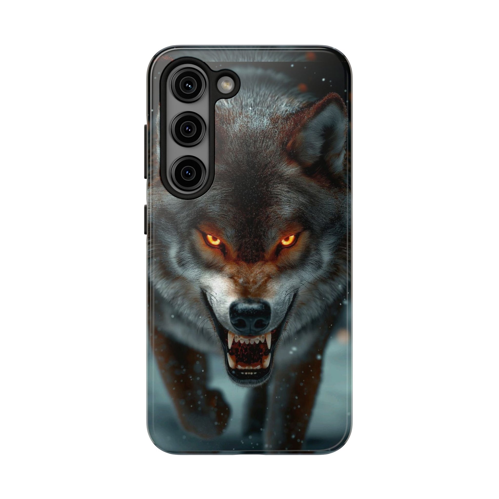 Alpha Male Wolf Themed Tough Phone Cases for Iphones & Samsung Phones