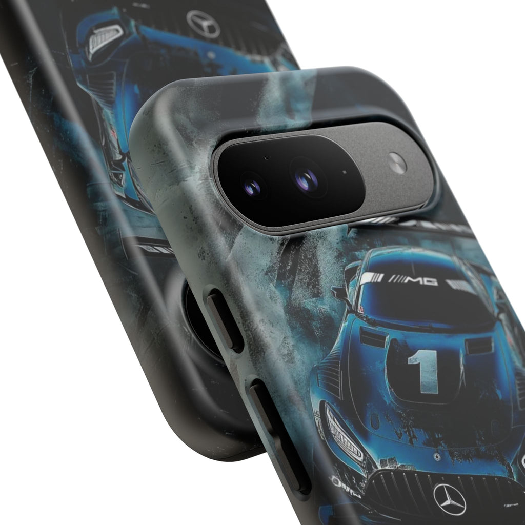 Mercedes AMG Racing Car Tough Cases for iPhones, Samsung, and Pixel