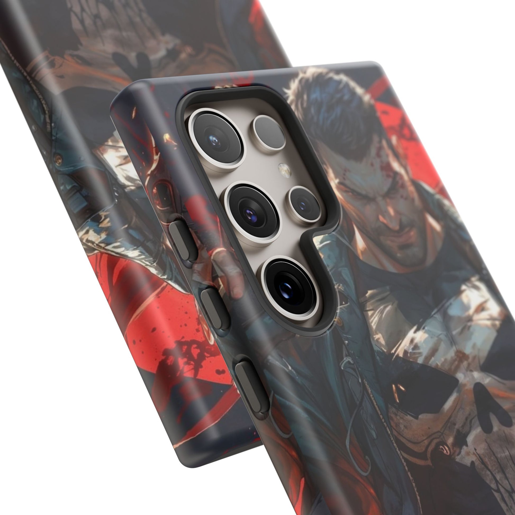 Punisher Tough Cases for iPhones, Samsung, and Pixel