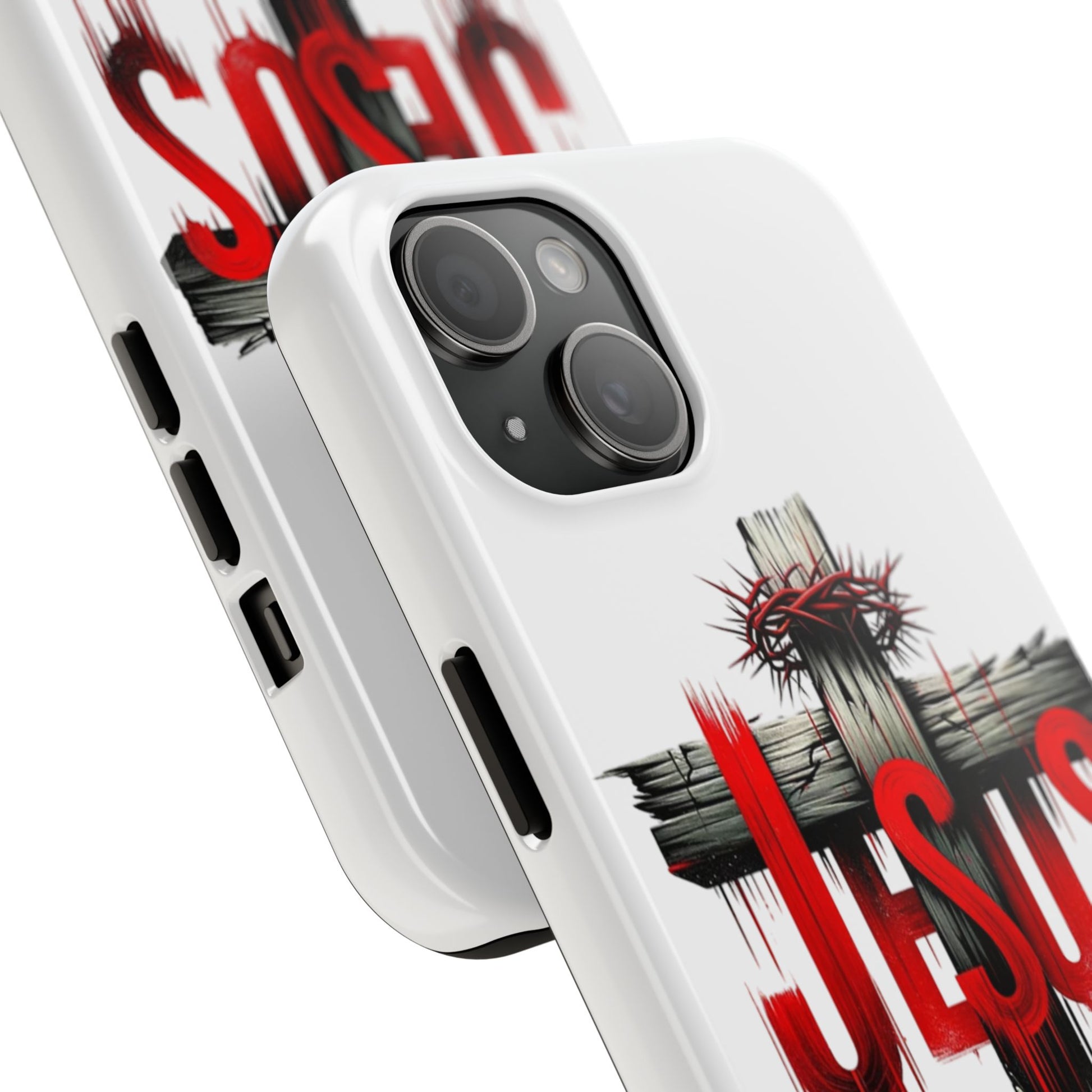 Jesus Cross and Crown Christian Theme Phone Cases for iPhones & Samsung Phones