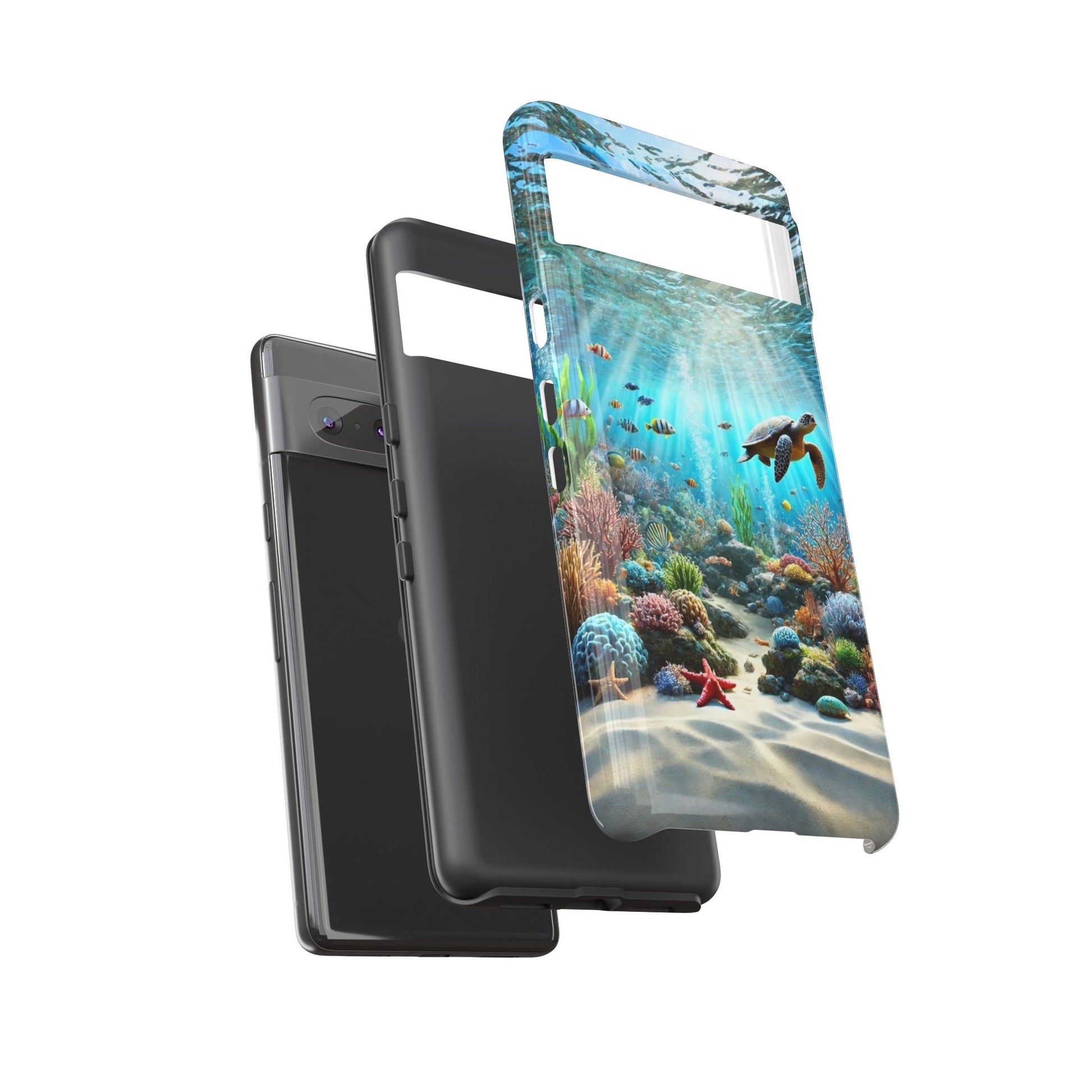 Under Sea Landscape Tough Cases for iPhones, Samsung, and Pixel