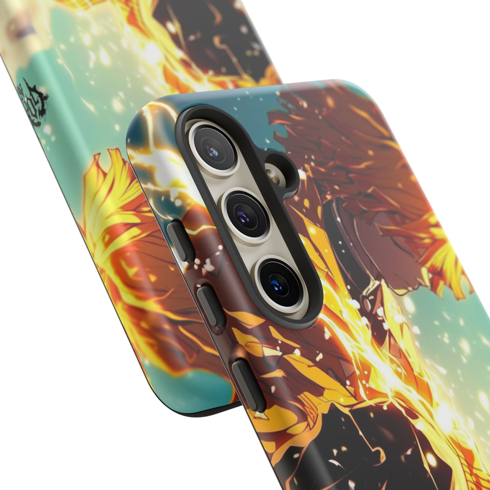 Demon Slayer Zenitsu Anime Theme Phone Case, Tough Cases for iPhones, Samsung, and Pixel