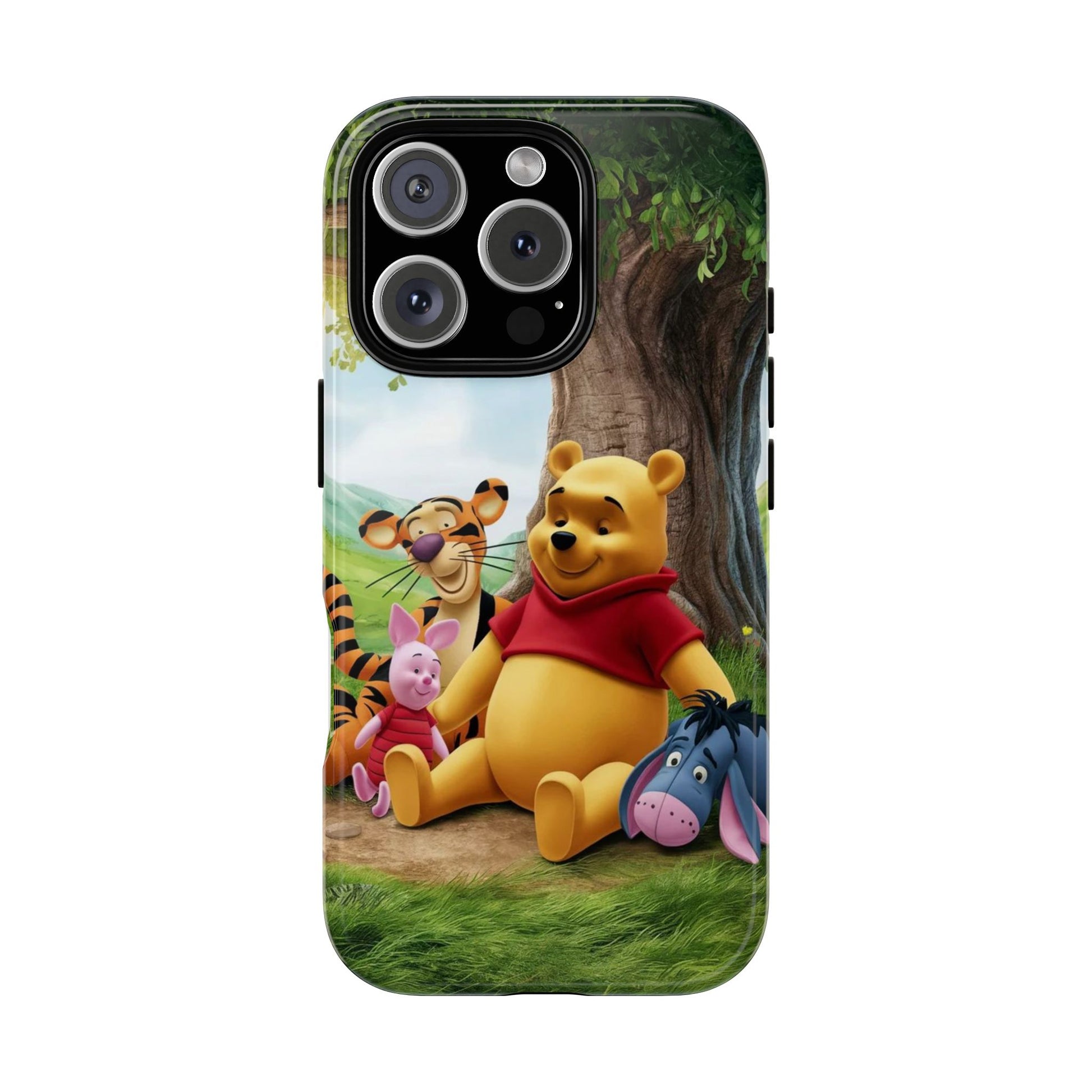 Cute Pooh Bear Phone Case, Tough Cases, Disney Phone for iPhones, Samsung, and Pixel