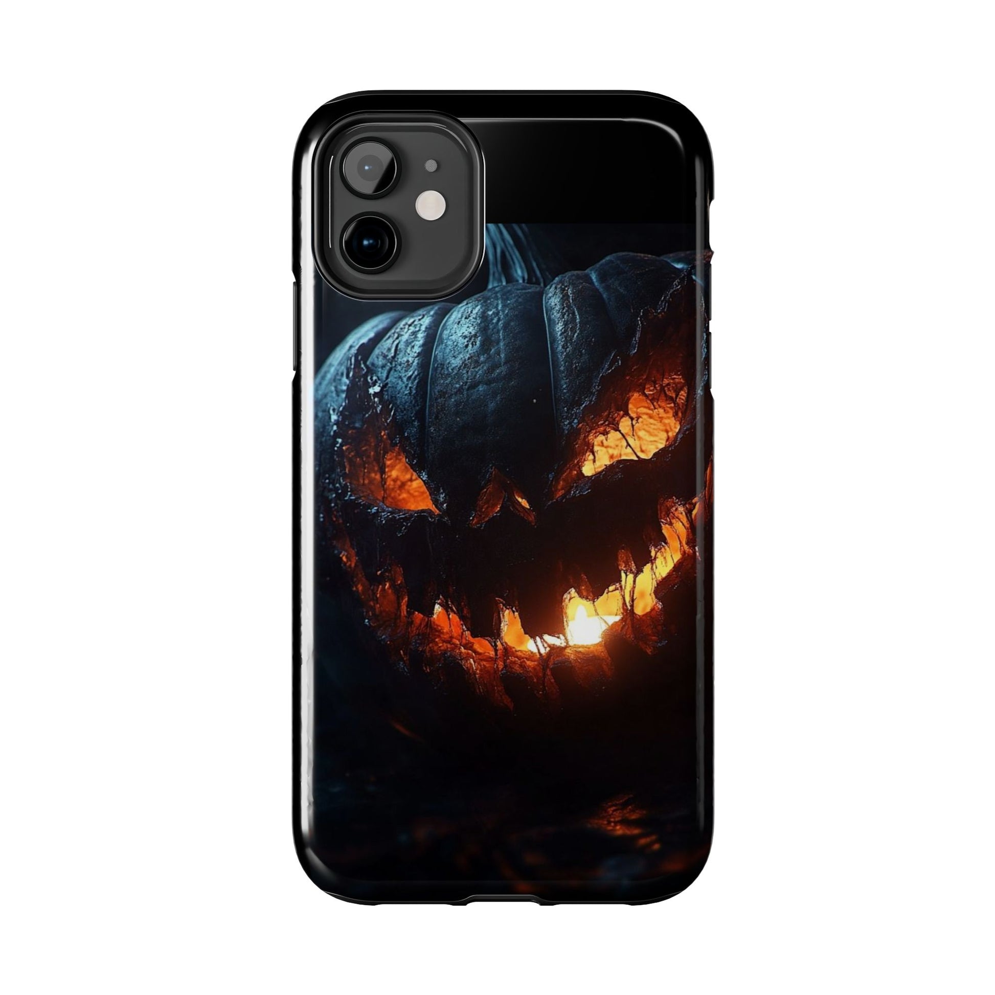 Scary Pumpkin Halloween Theme Phone Cases for iPhones & Samsung Phones