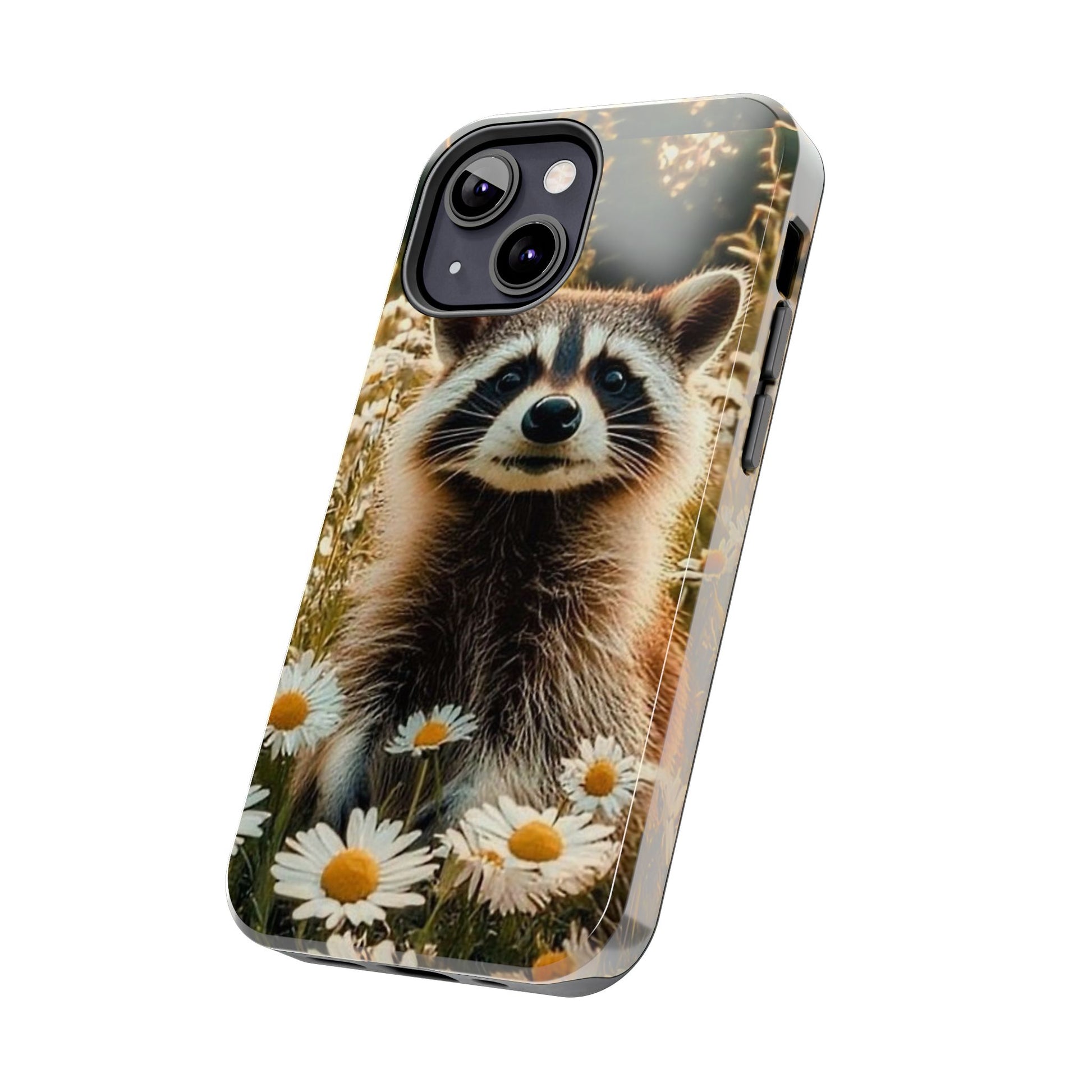 Cute Raccoon Theme Phone Cases for iPhones & Samsung Phones