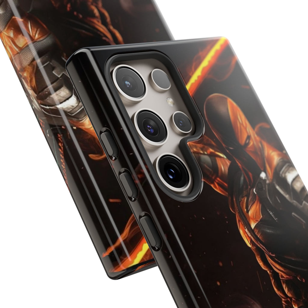 DC Comics Death Stroke Tough Cases for iPhones, Samsung, and Pixel