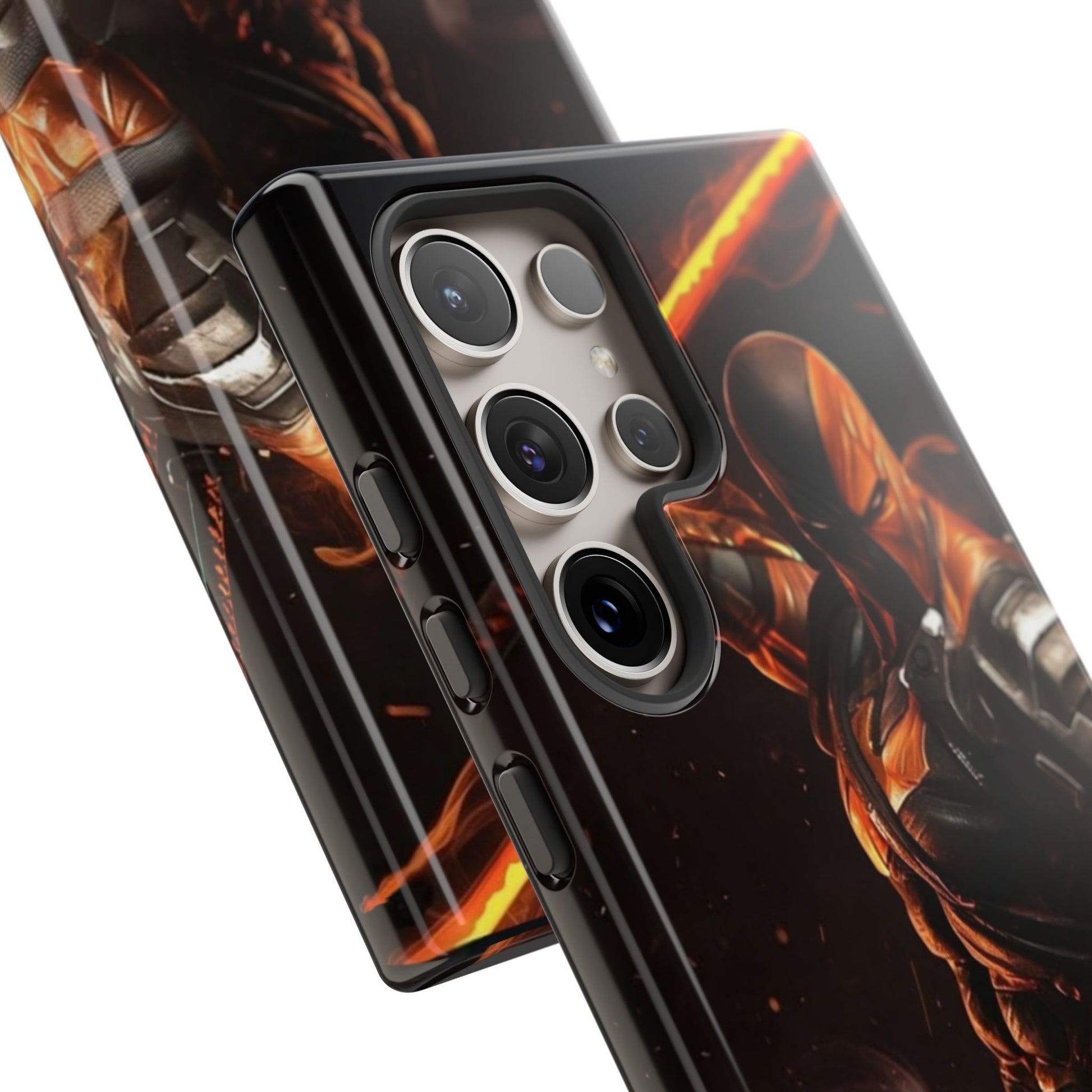 DC Comics Death Stroke Tough Cases for iPhones, Samsung, and Pixel