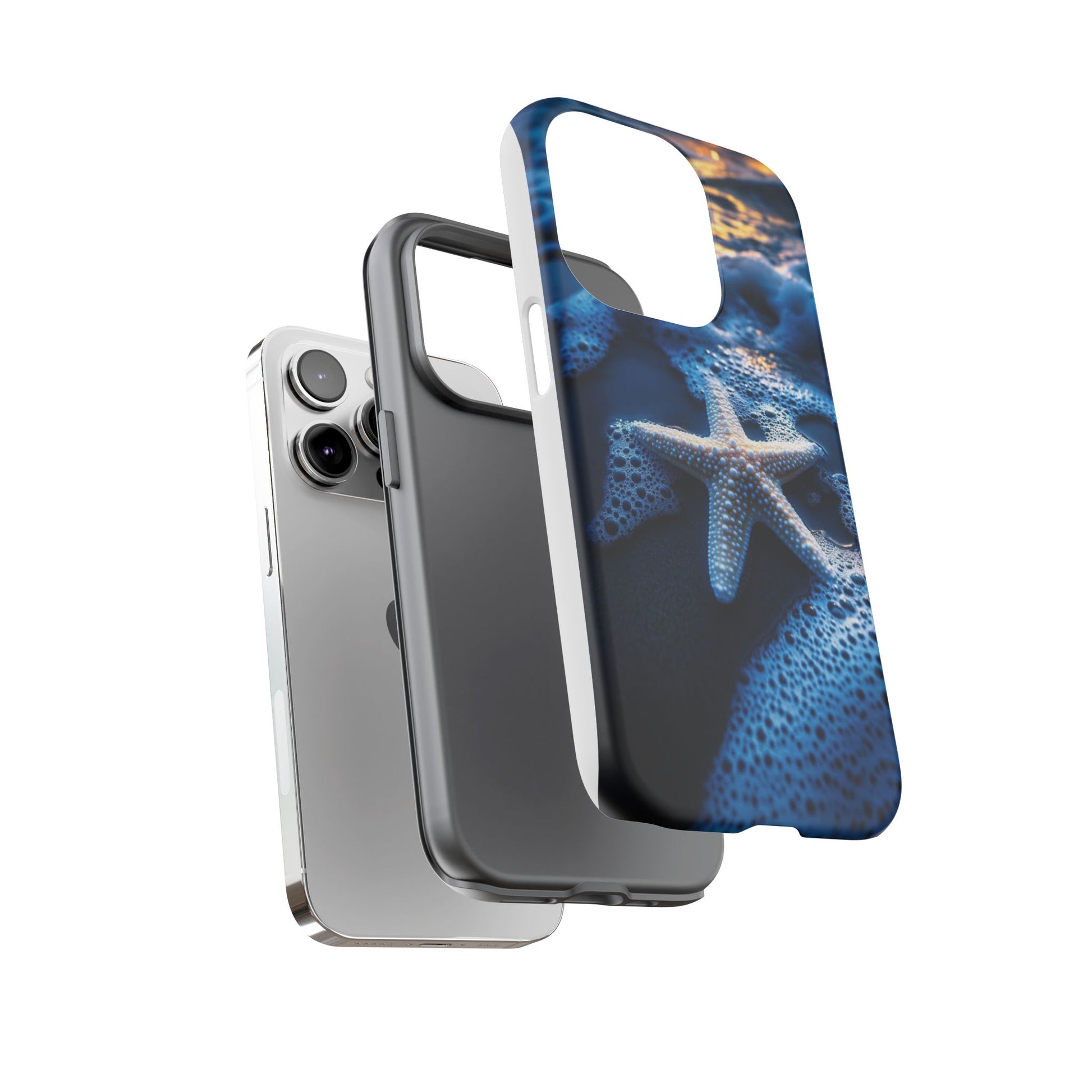 Starfish Beach Tough Cases for iPhones, Samsung, and Pixel