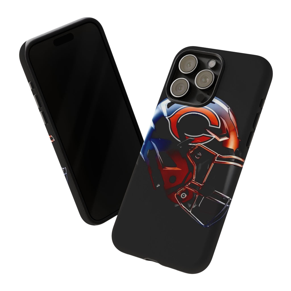 Football Helmet Chicago Bears Phone Case, Tough Cases for iPhones, Samsung, and Pixel