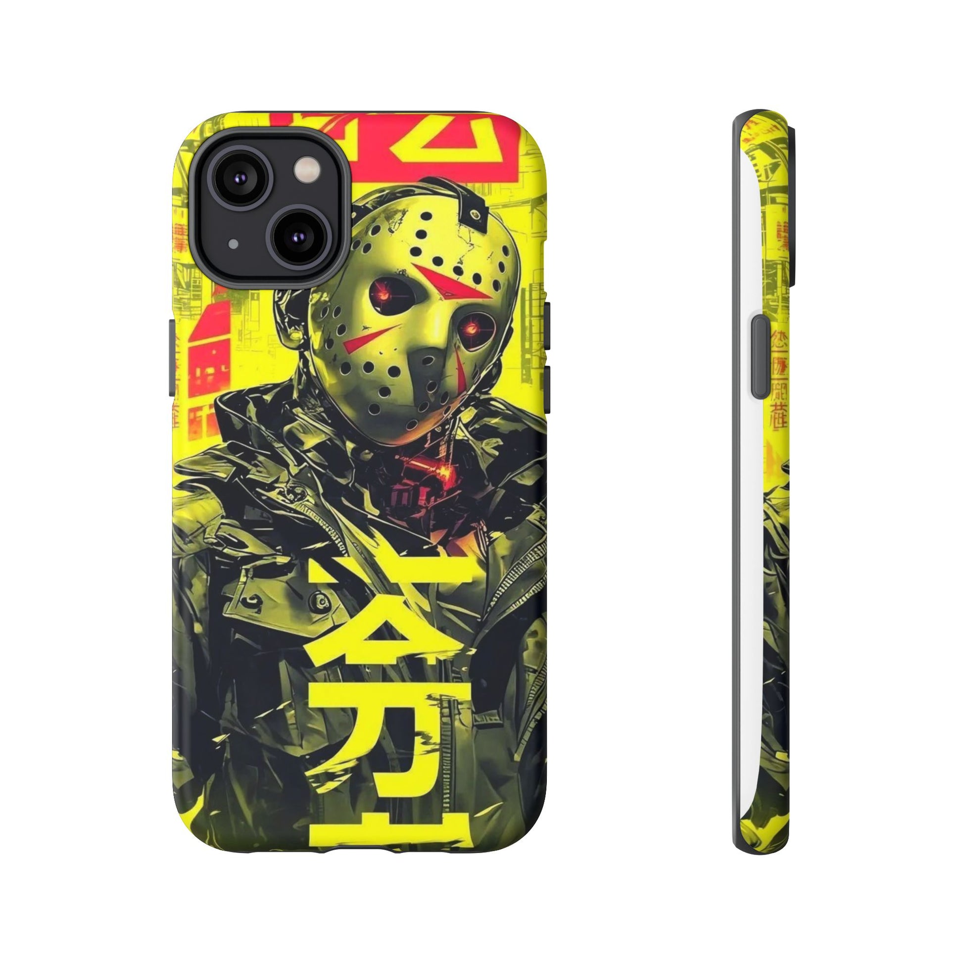 Cyberpunk X Jason Voorhees Tough Cases for iPhones, Samsung, and Pixel